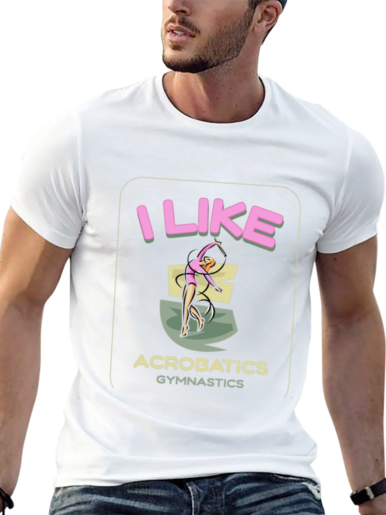 Acrobatics Gymnastics T-Shirt - I Like Gymnastics