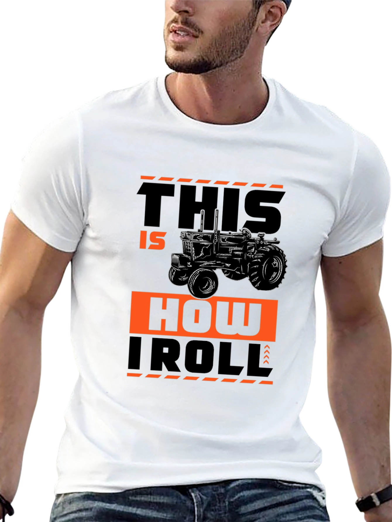 This is How I Roll Tractor Graphic Tee