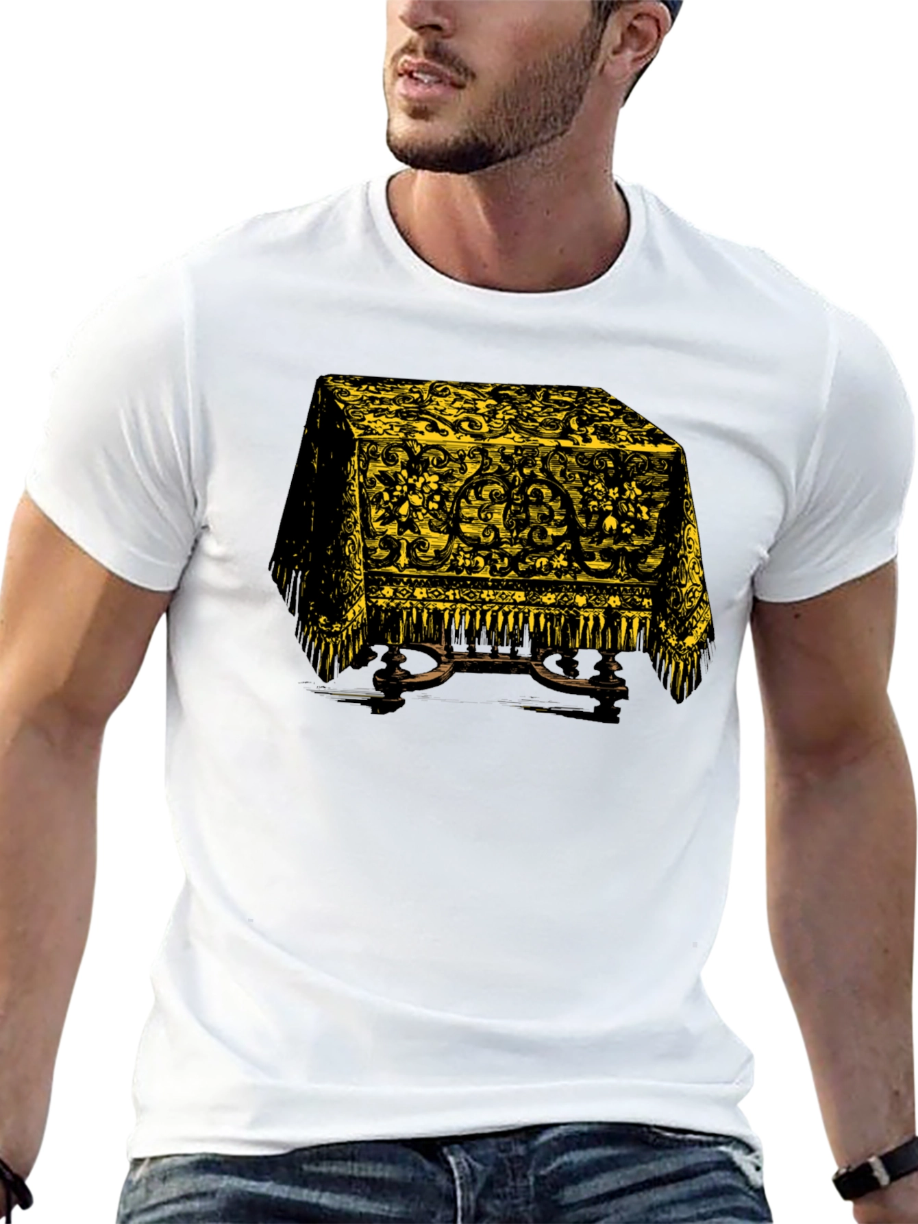 Ornate Table Graphic T-Shirt