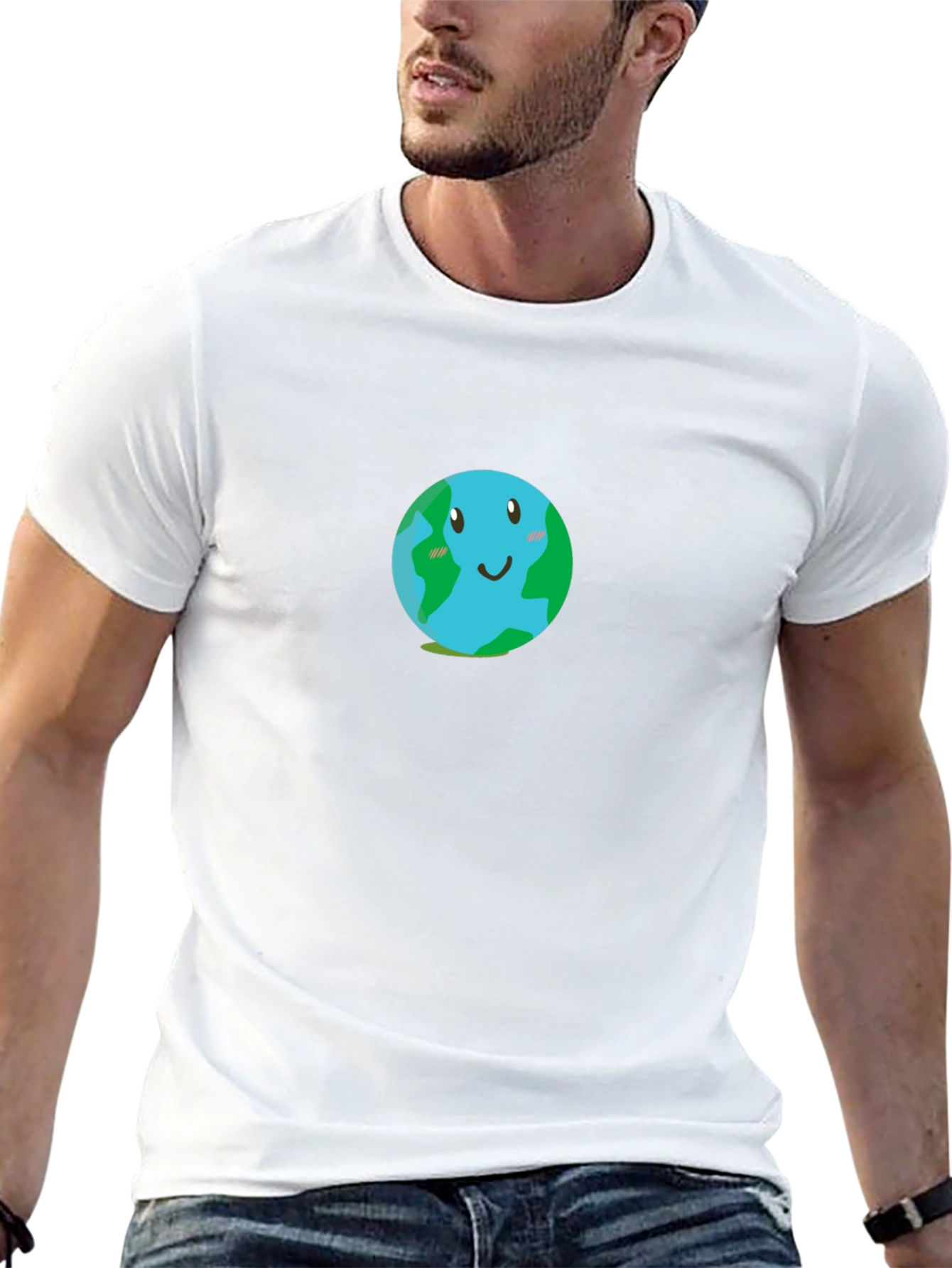 Earth Graphic T-Shirt - Black