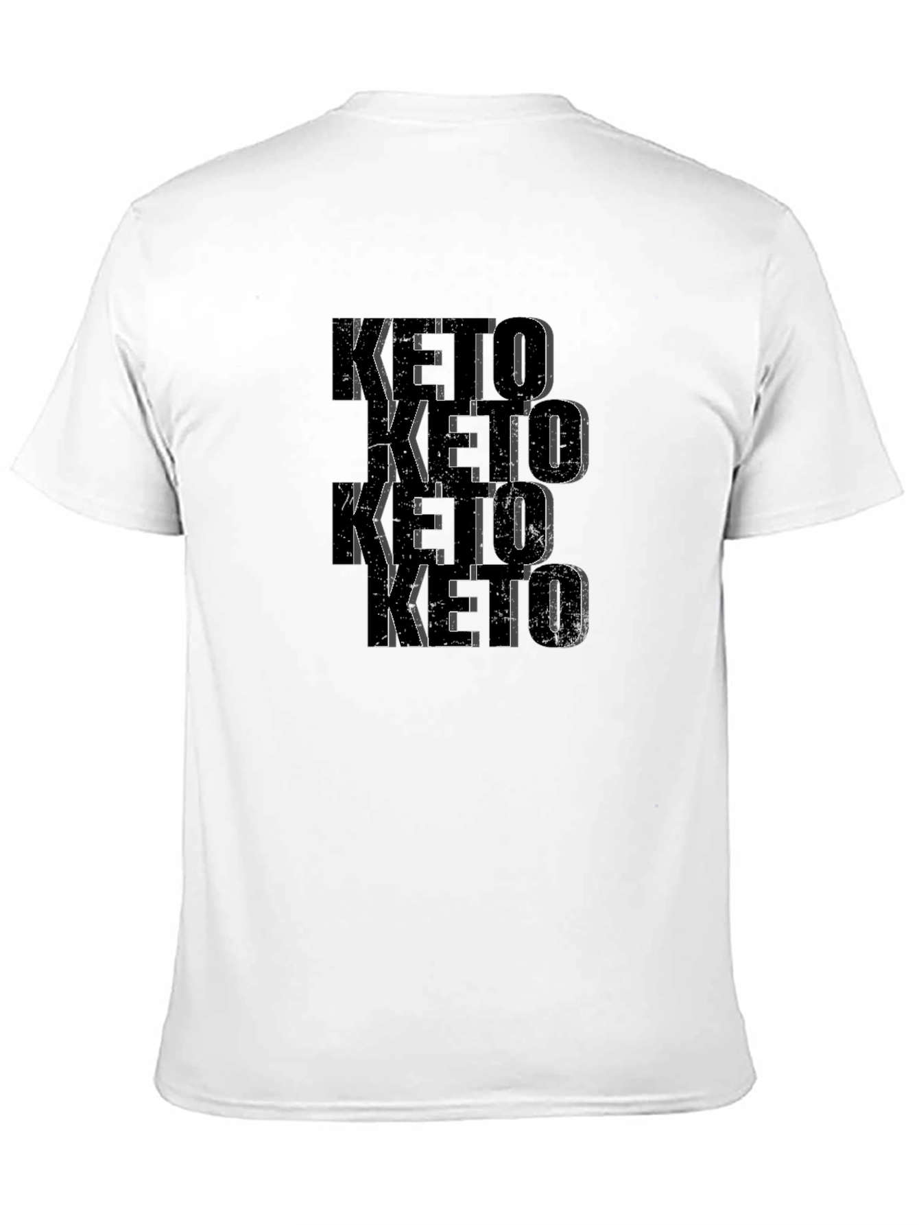 Keto Stacked Graphic T-Shirt - Black