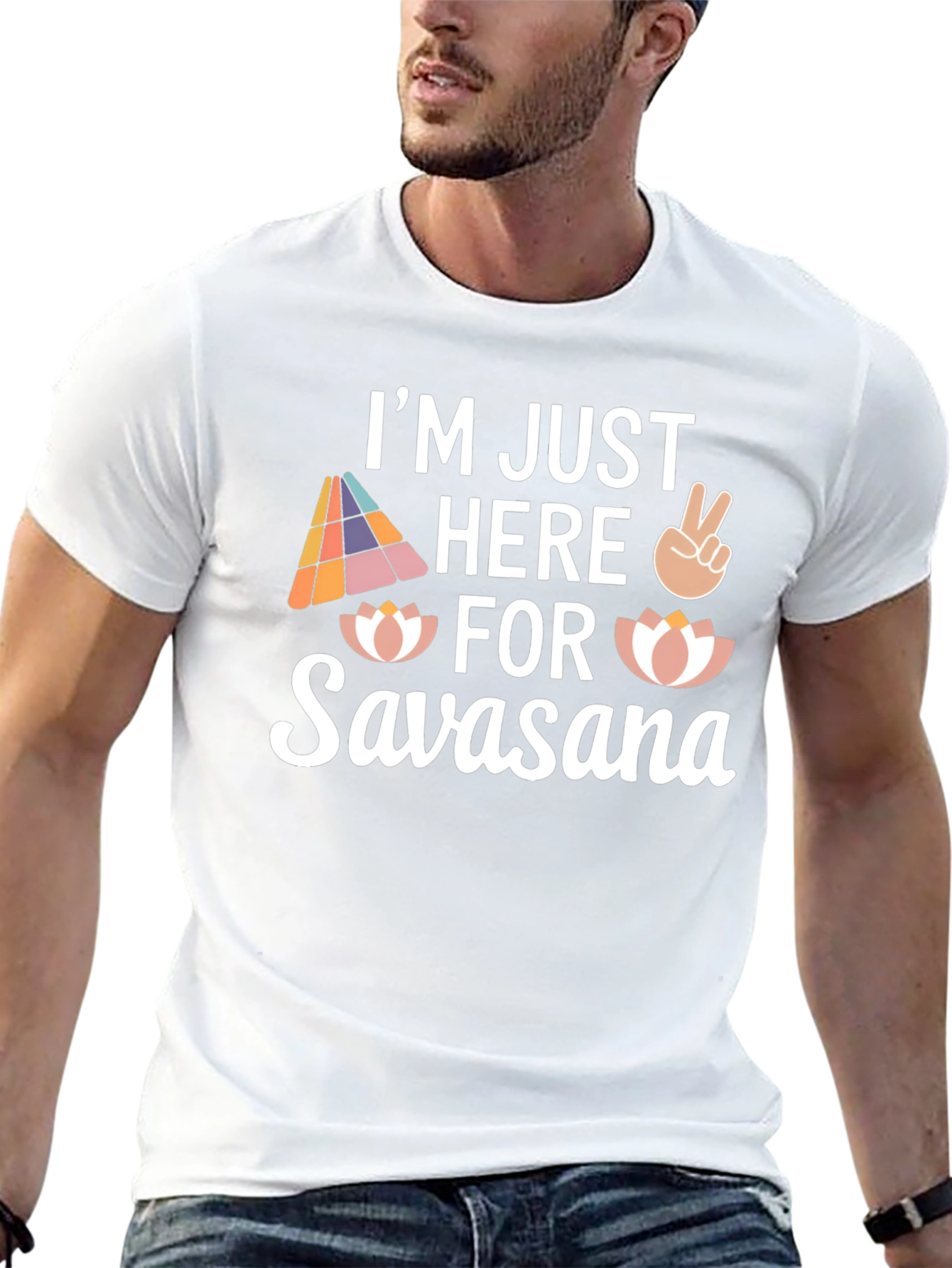Savasana Yoga T-Shirt - Relax and Meditate
