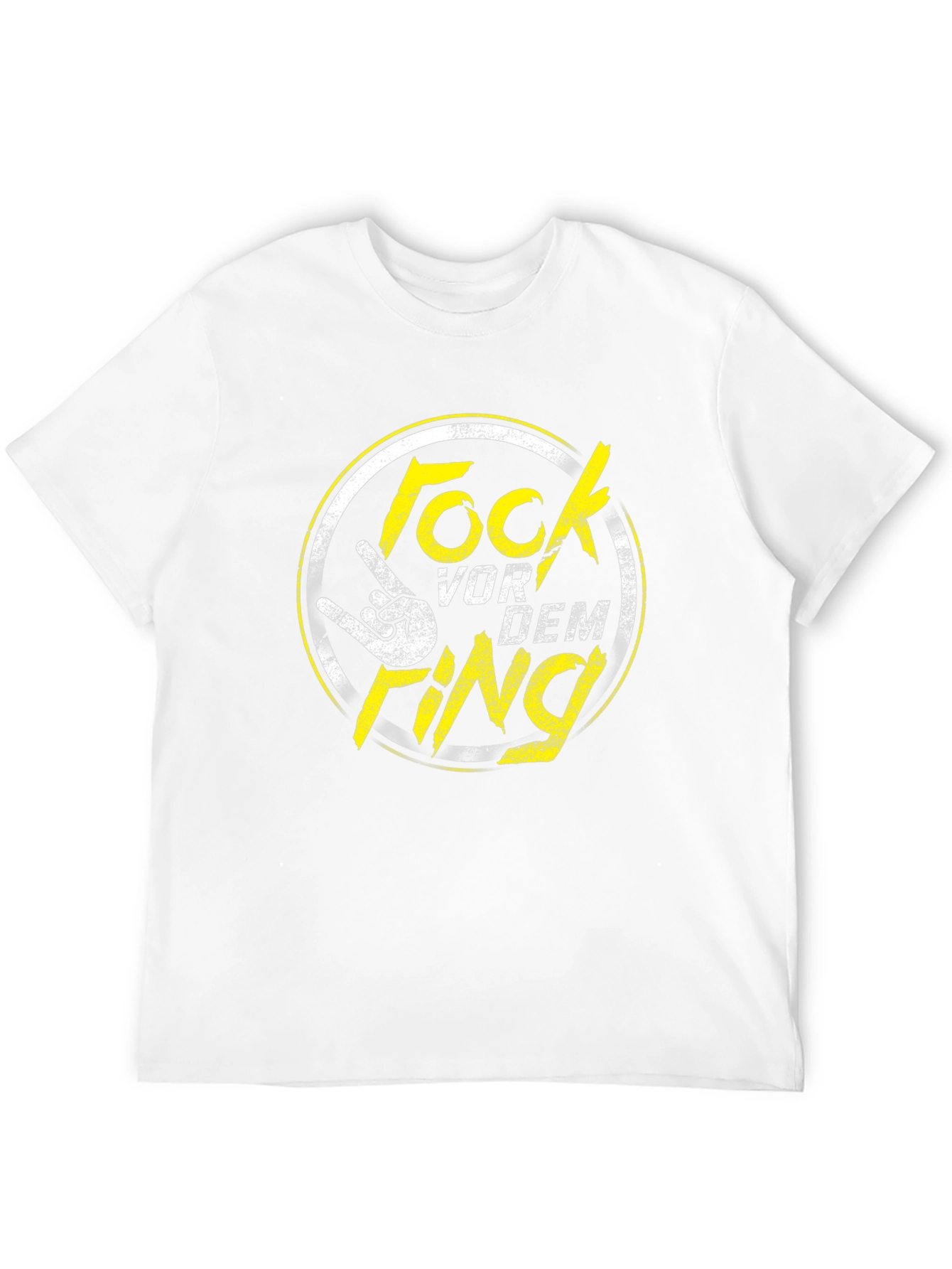 Rock Vor Dem Ring Black Graphic Tee