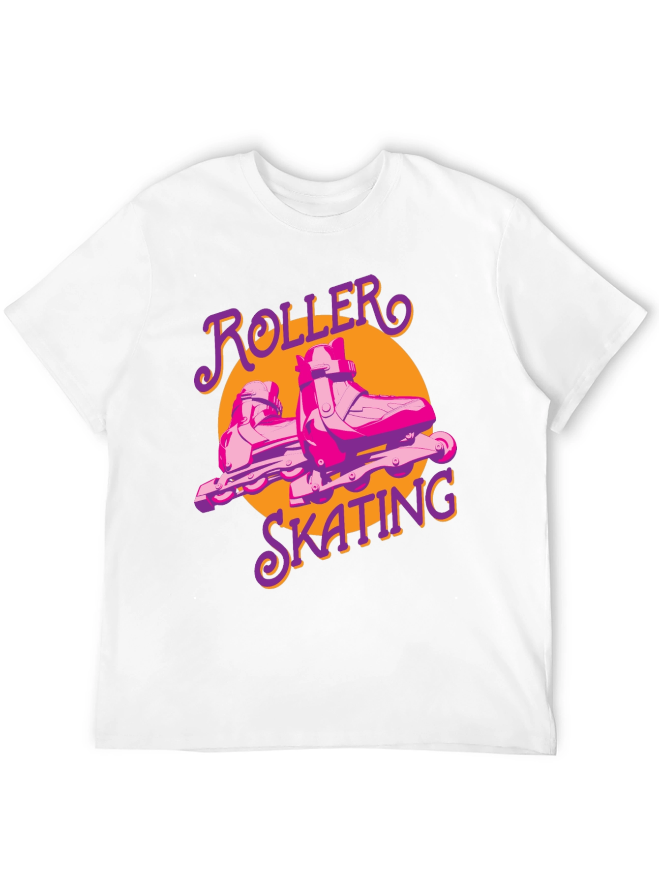 Retro Roller Skating T-Shirt Black