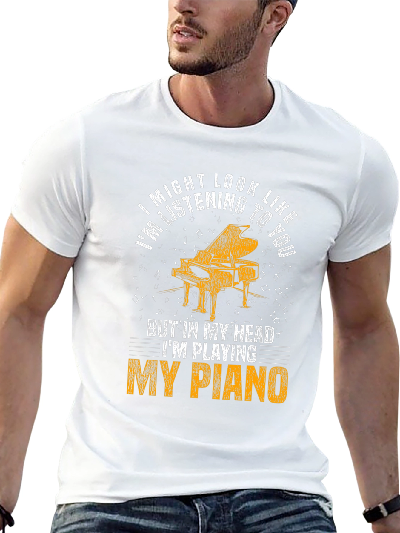 Piano Lover T-Shirt: Im Playing My Piano!