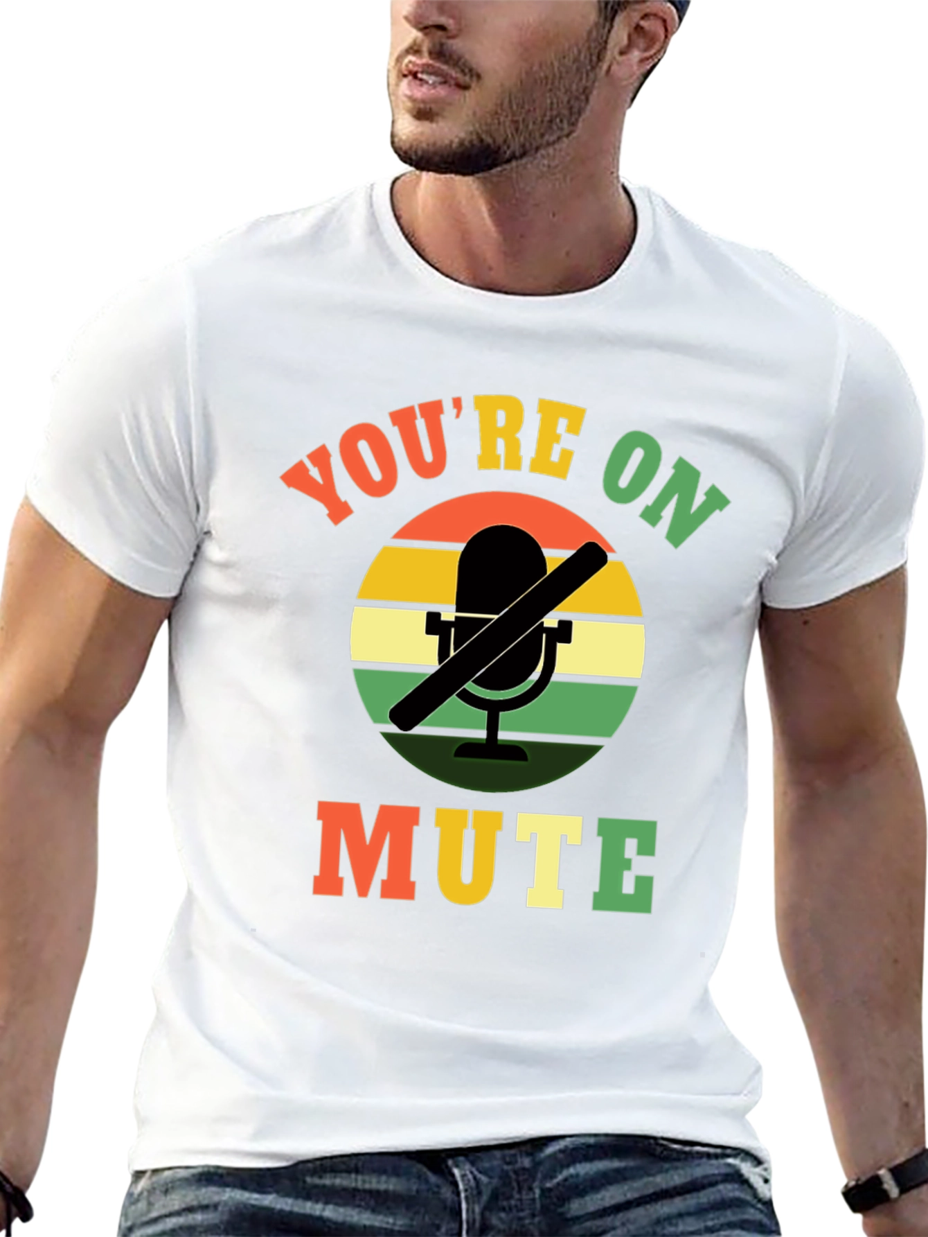 Youre On Mute Graphic Tee - Black