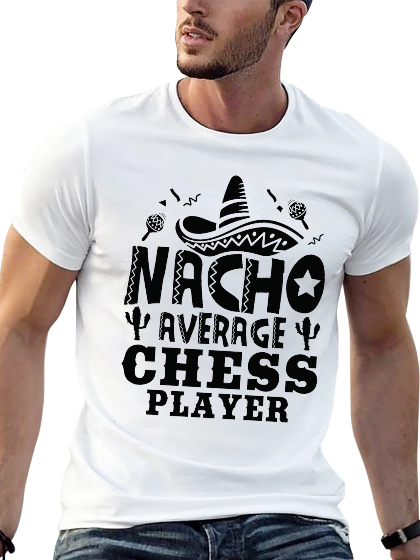 Nacho Average Chess Player Graphic Tee