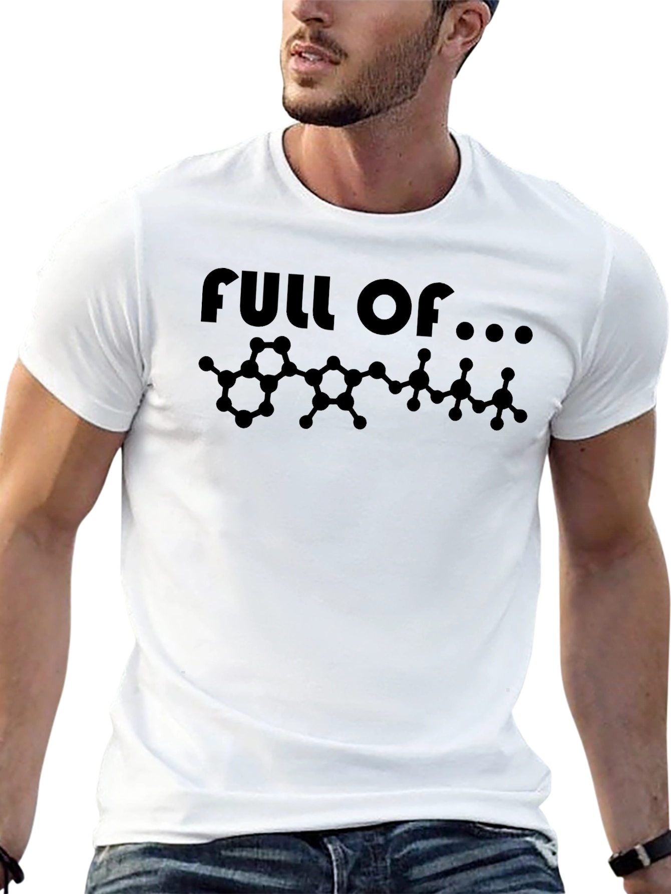 Full of Serotonin T-Shirt - Black Graphic Tee
