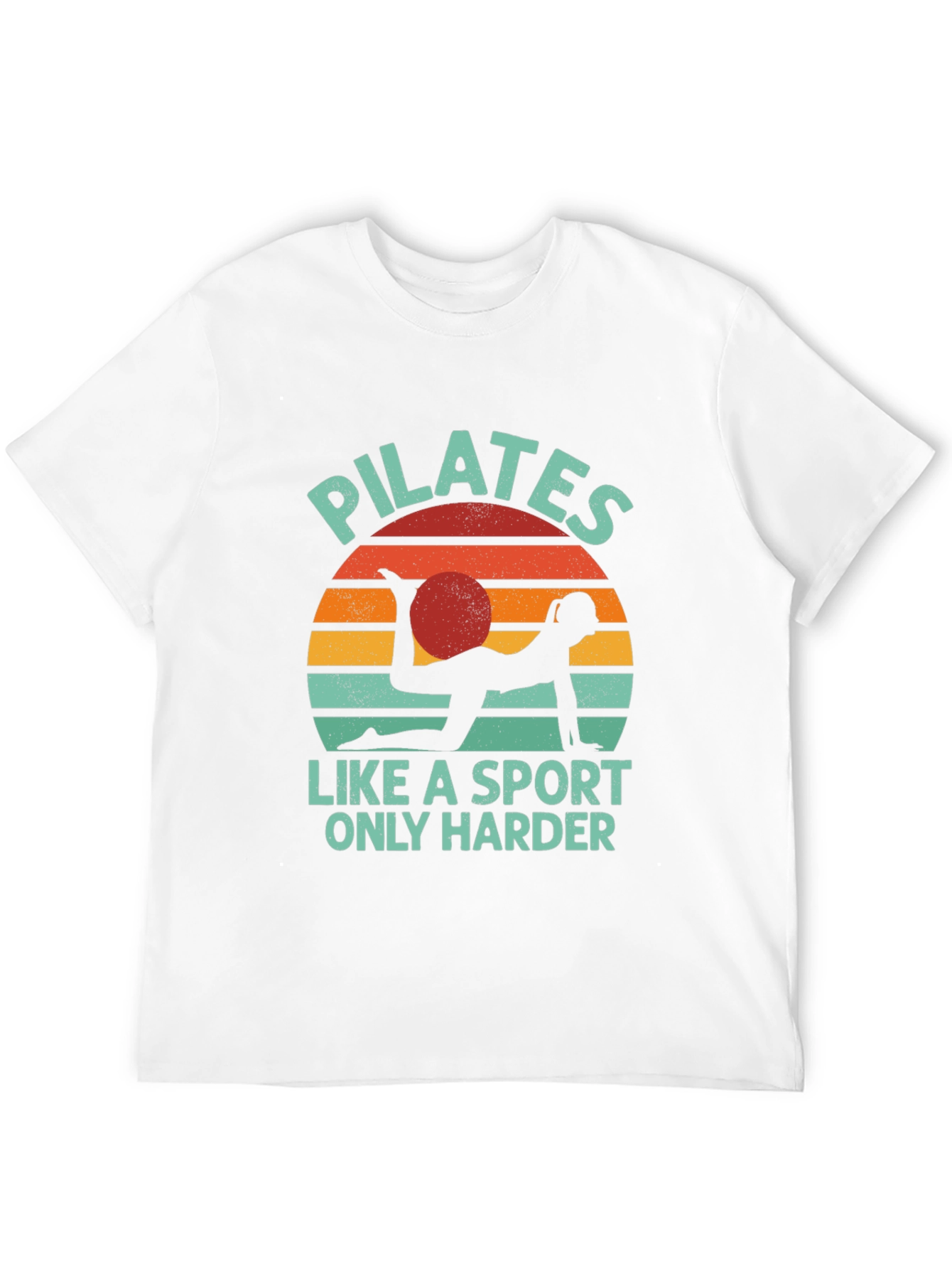 Pilates Sport T-Shirt - Unisex Black Tee