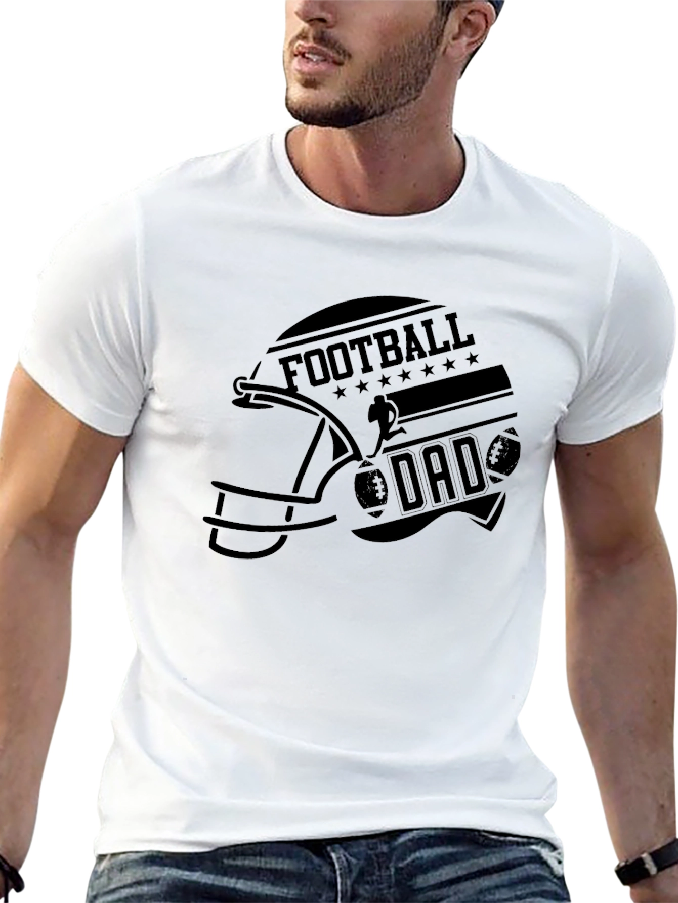 Football Dad Graphic T-Shirt