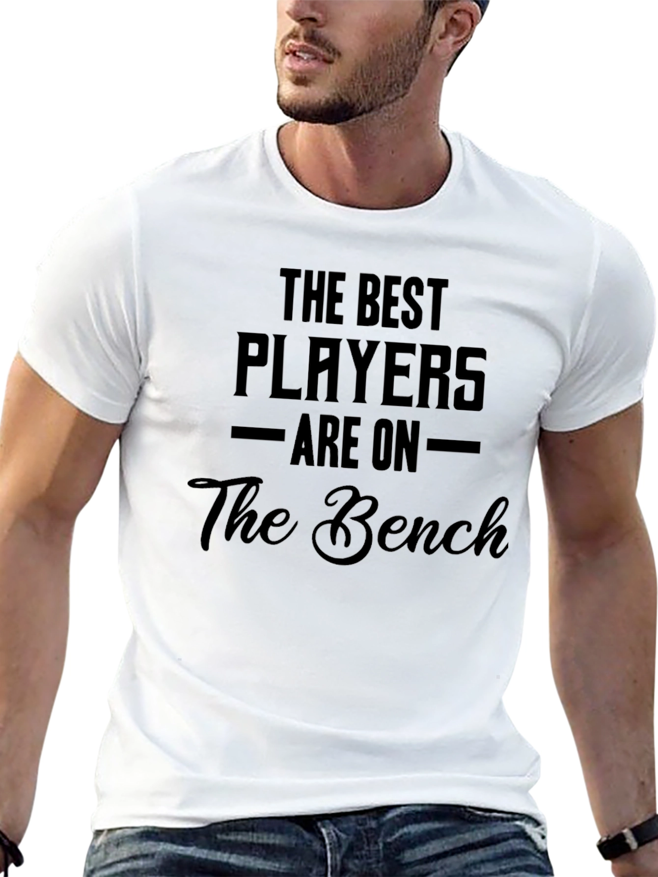Funny The Bench Graphic Tee for Players