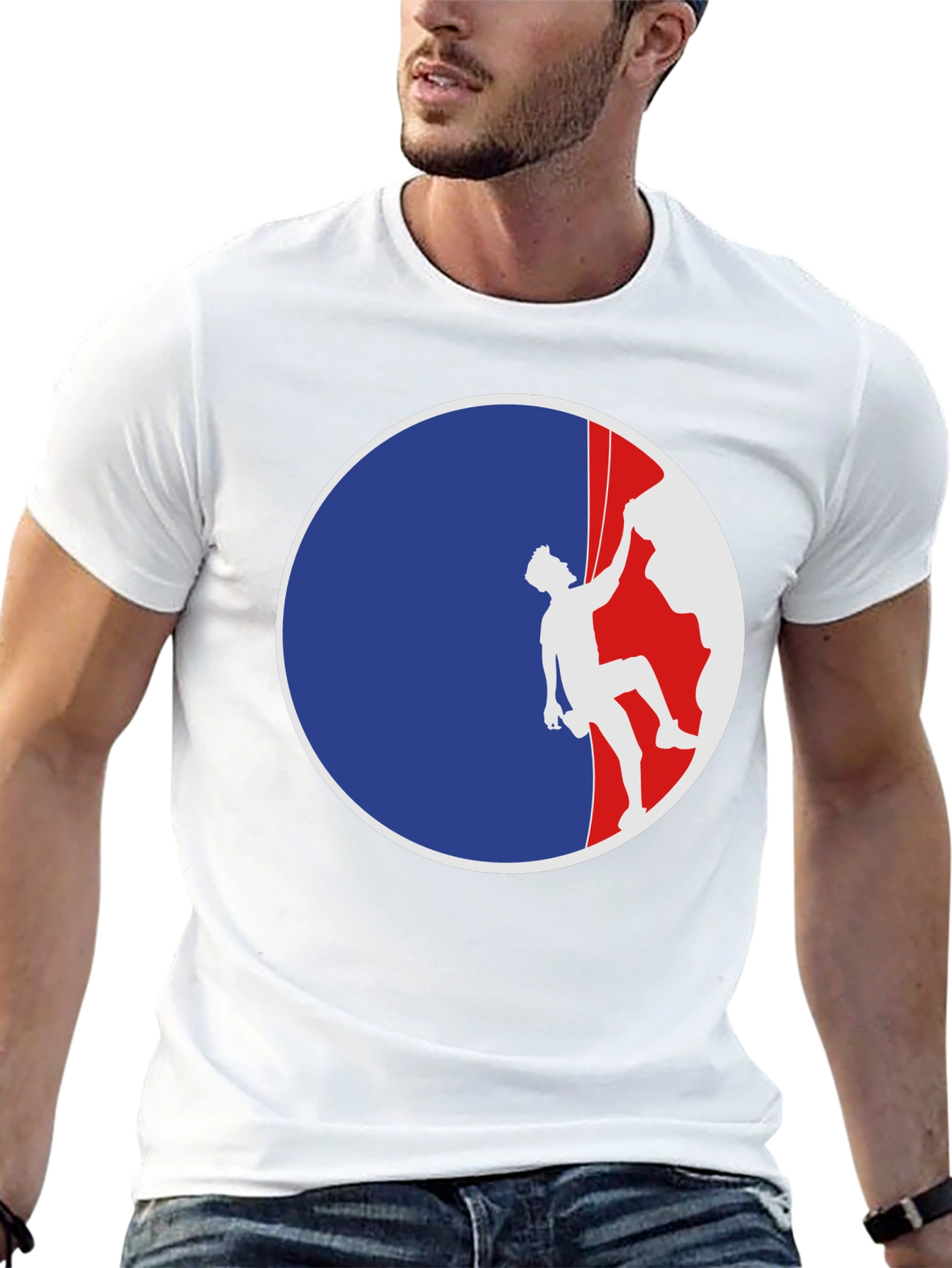 Climber Graphic Tee - Black Cotton Blend