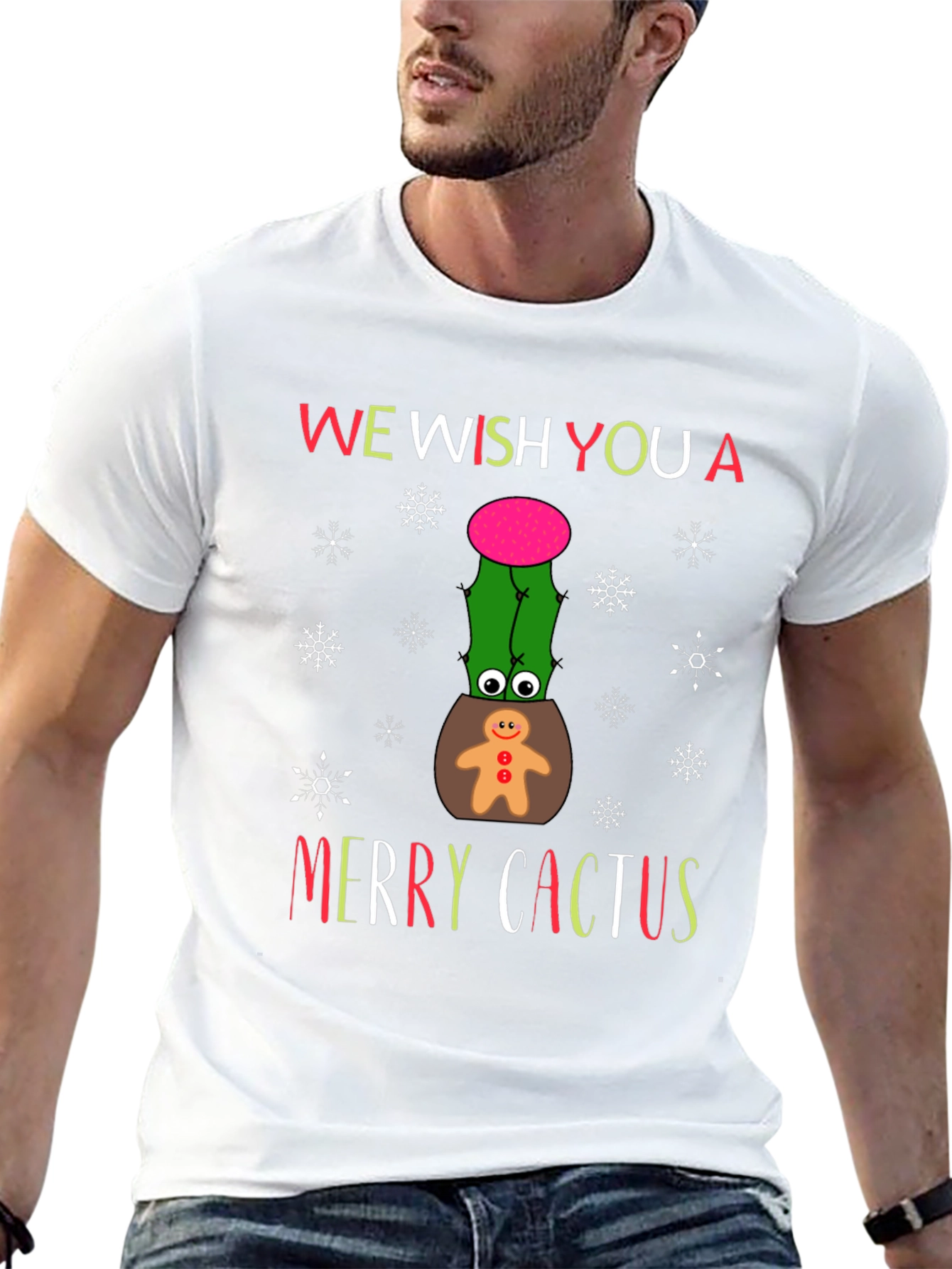 Merry Cactus Christmas T-Shirt