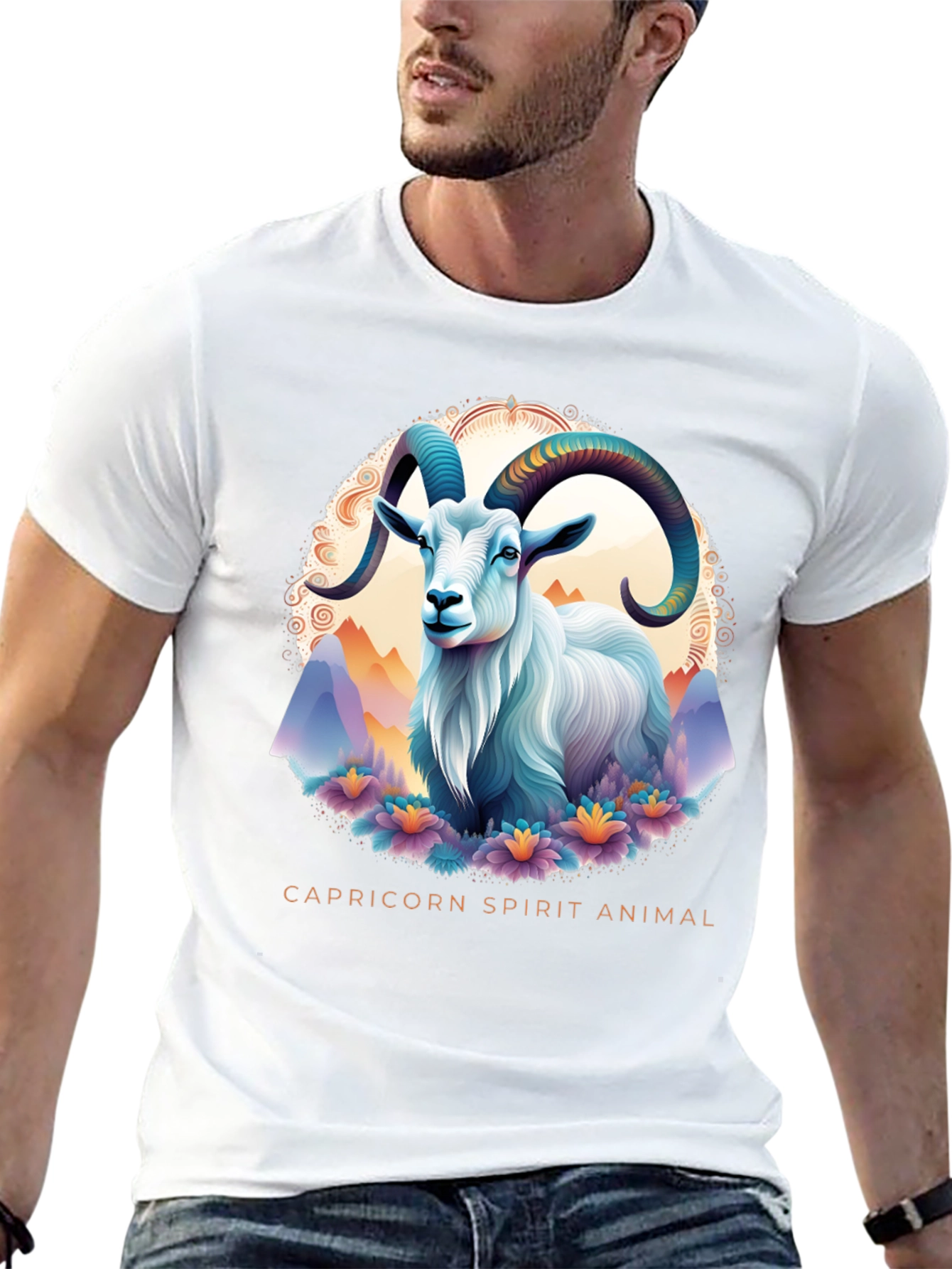 Capricorn Spirit Animal Graphic Tee