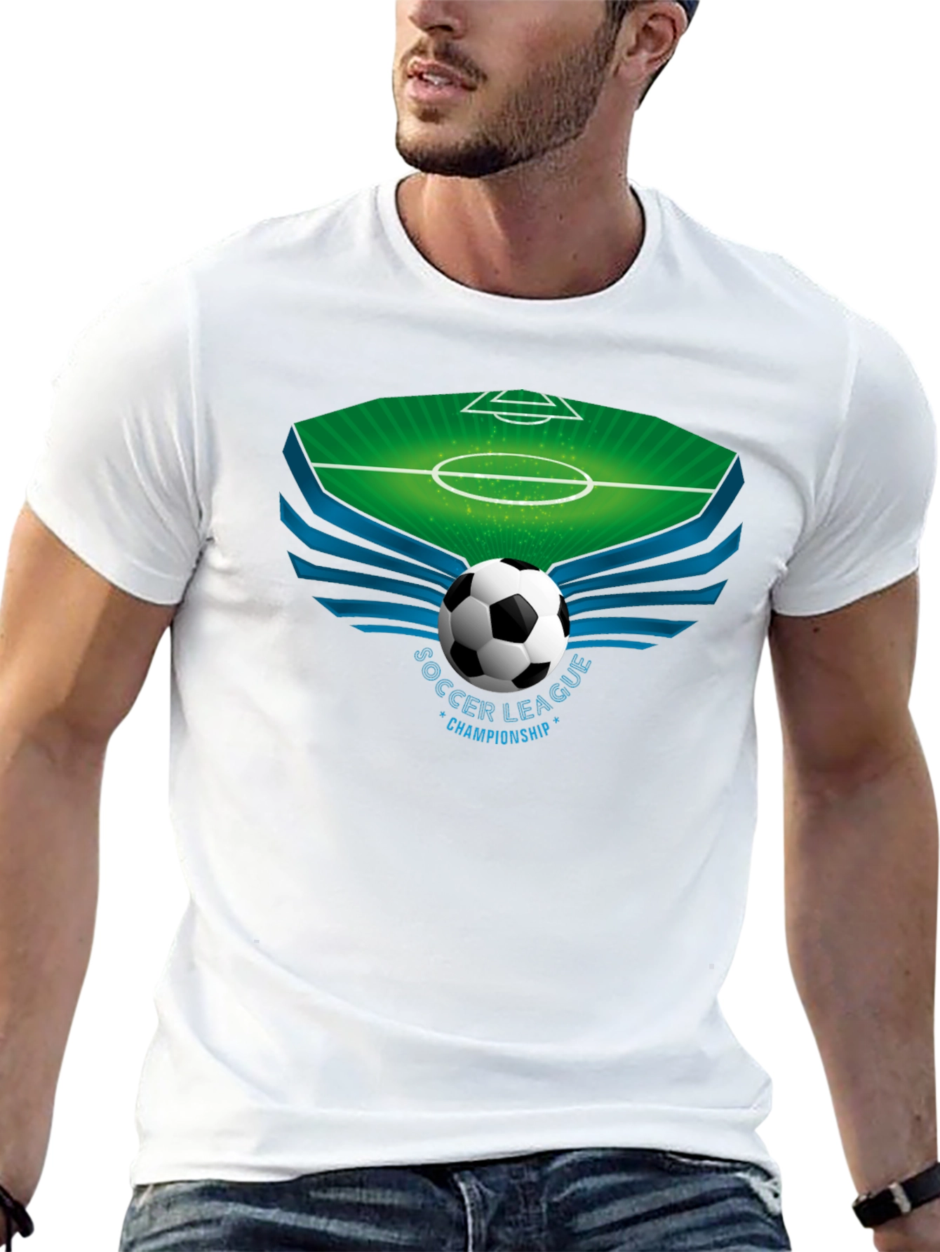 Soccer League Championship Graphic Tee