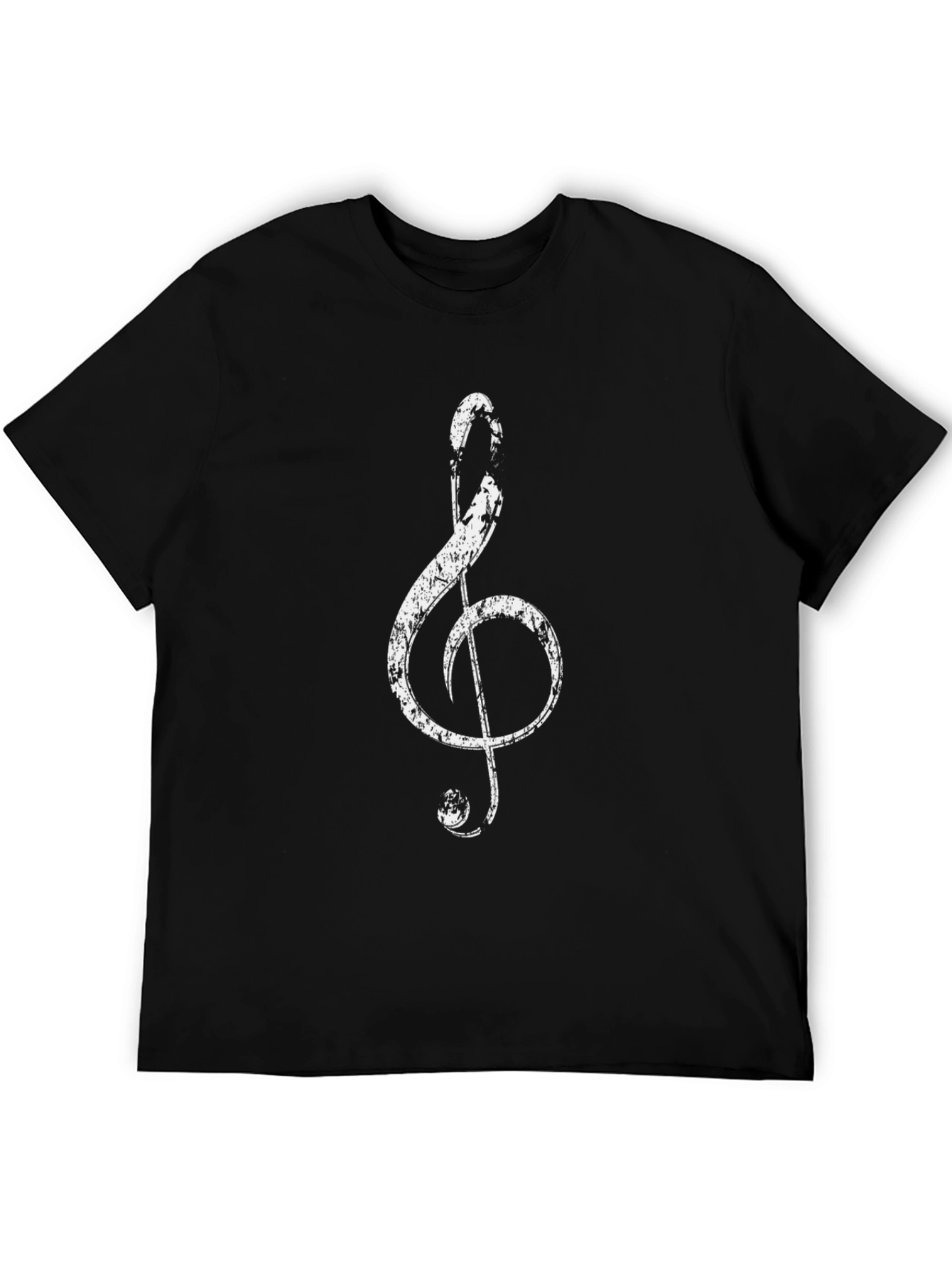 Musical Note Graphic Tee - Cool Treble Clef Design