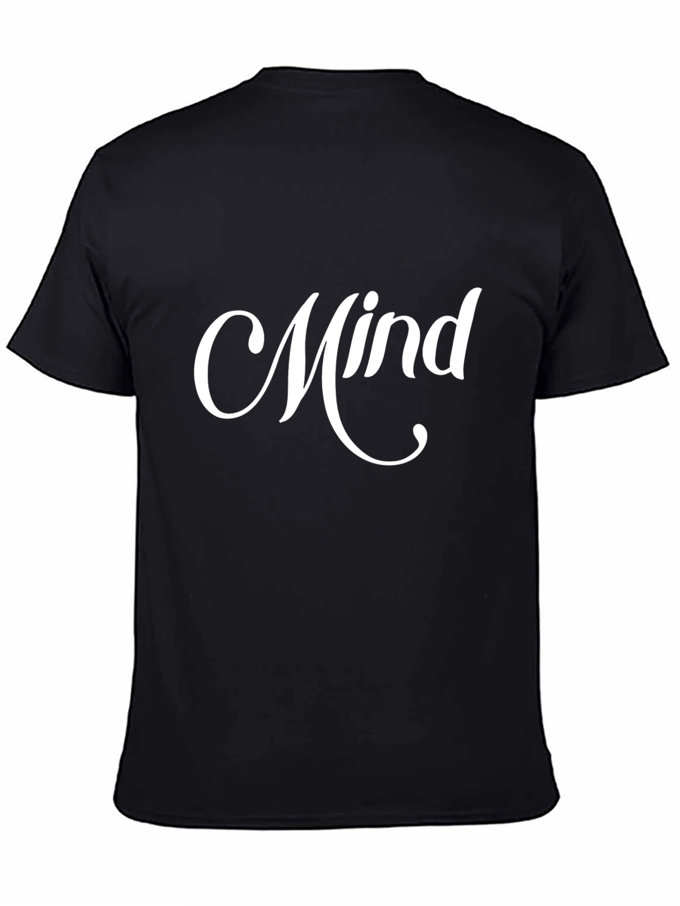 Mind T-Shirt - Black Crew Neck
