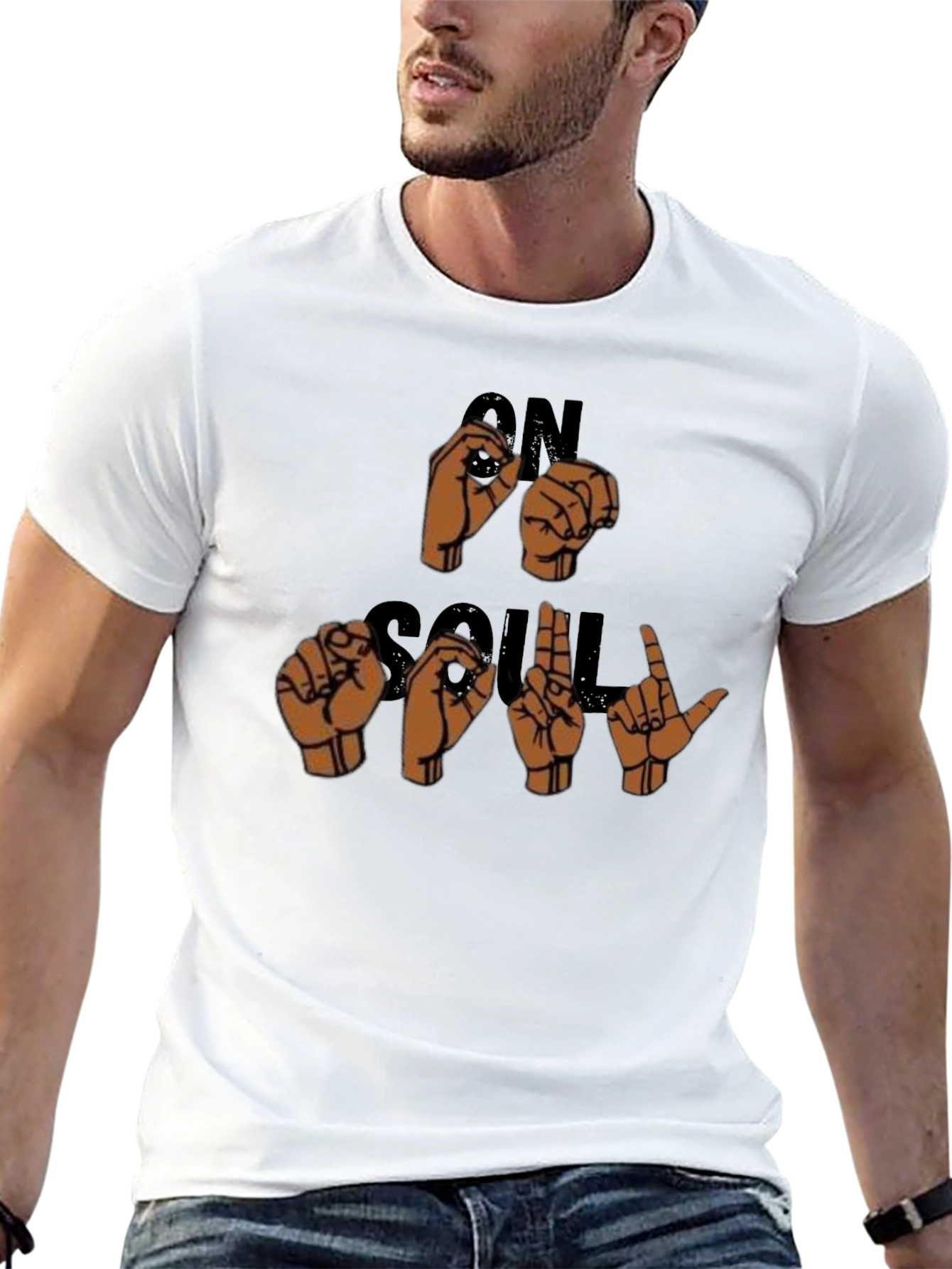On Soul T-Shirt - Sign Language Design