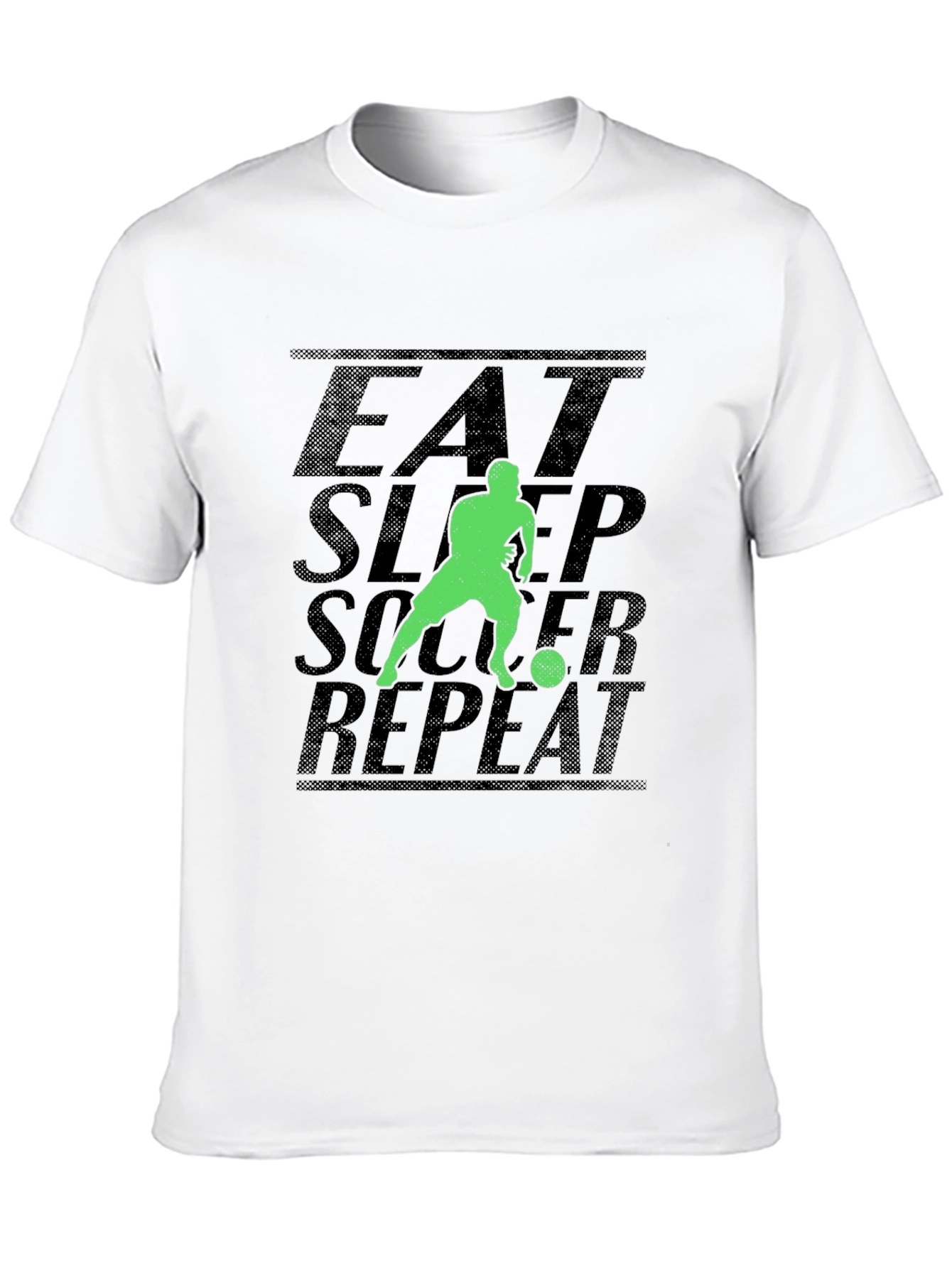 Eat Sleep Soccer Repeat Graphic T-Shirt