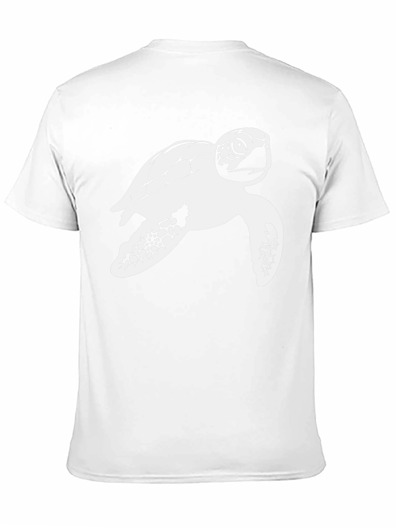 Sea Turtle Graphic Tee - Black Cotton Comfort