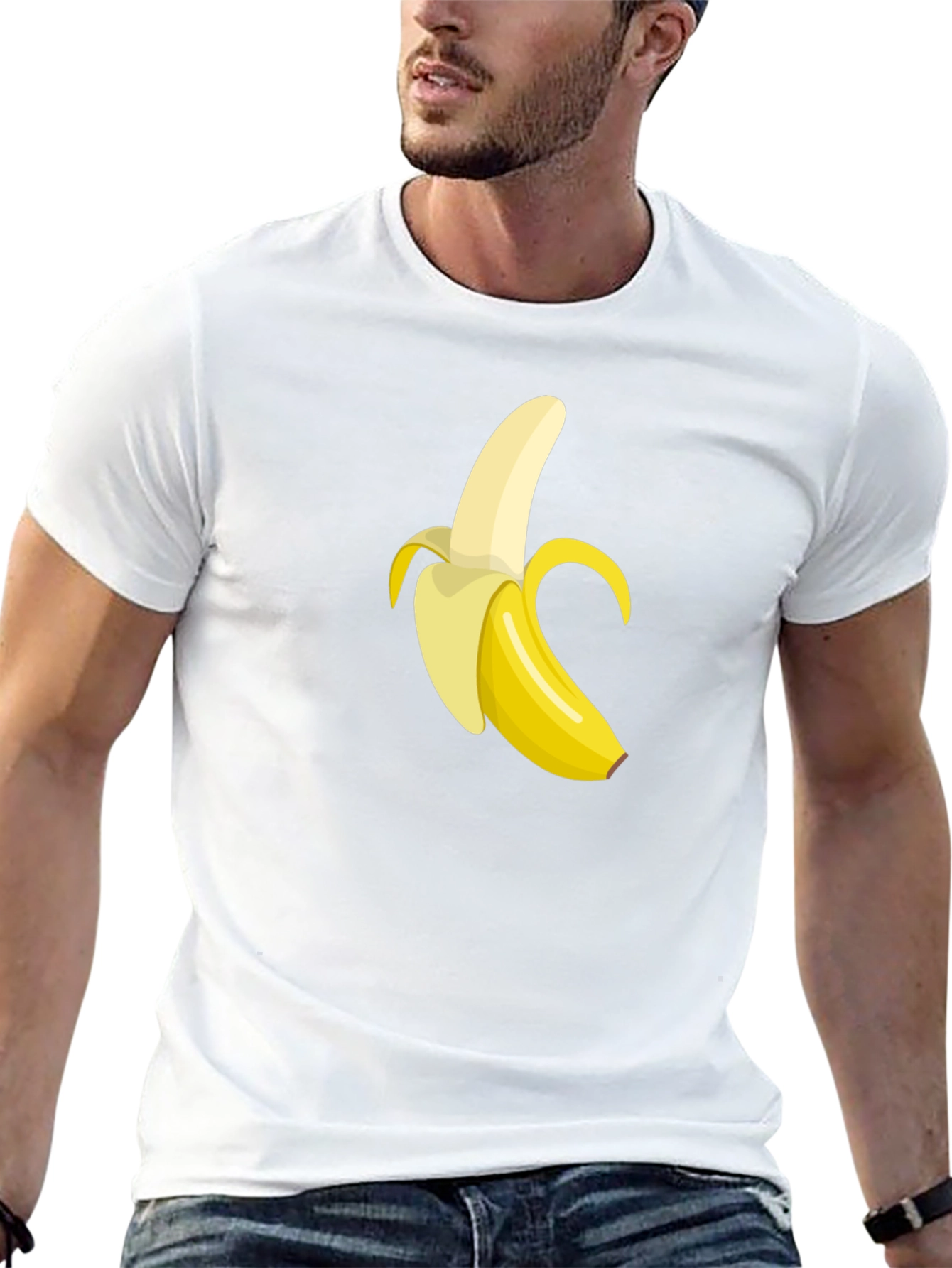 Banana Graphic T-Shirt - Fun Fruit Design