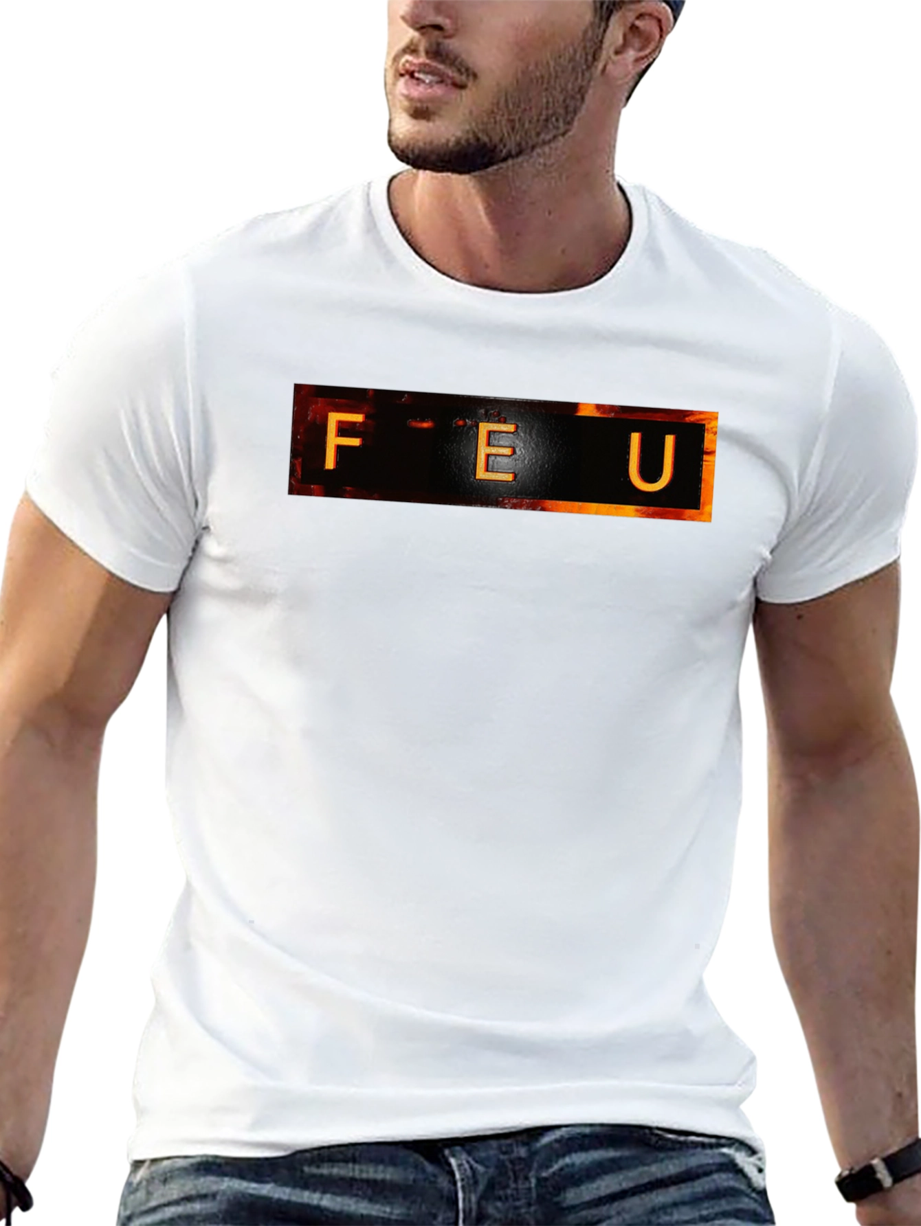 FEU Graphic Tee - Black Cotton T-Shirt