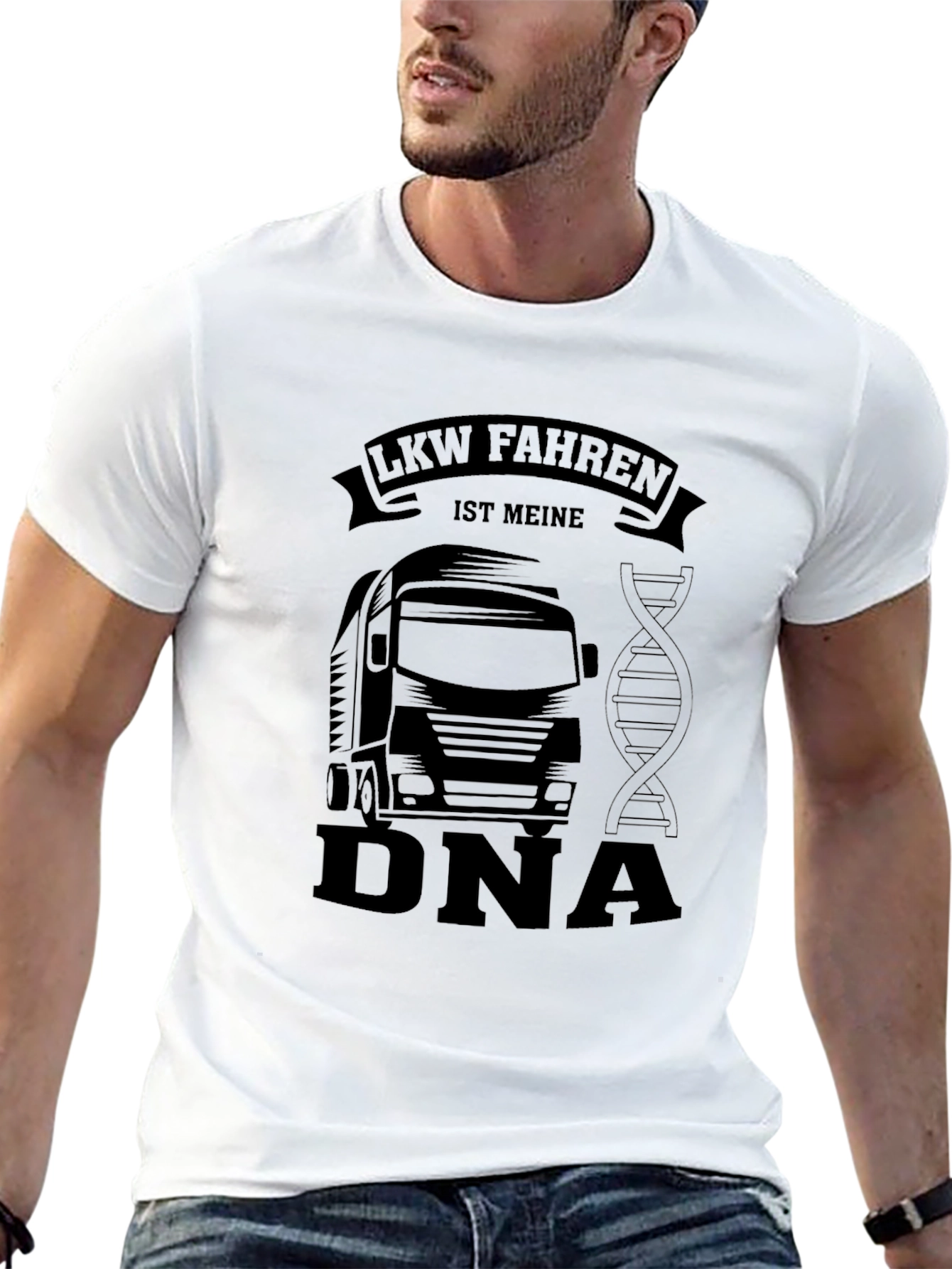 Trucker DNA Black T-Shirt