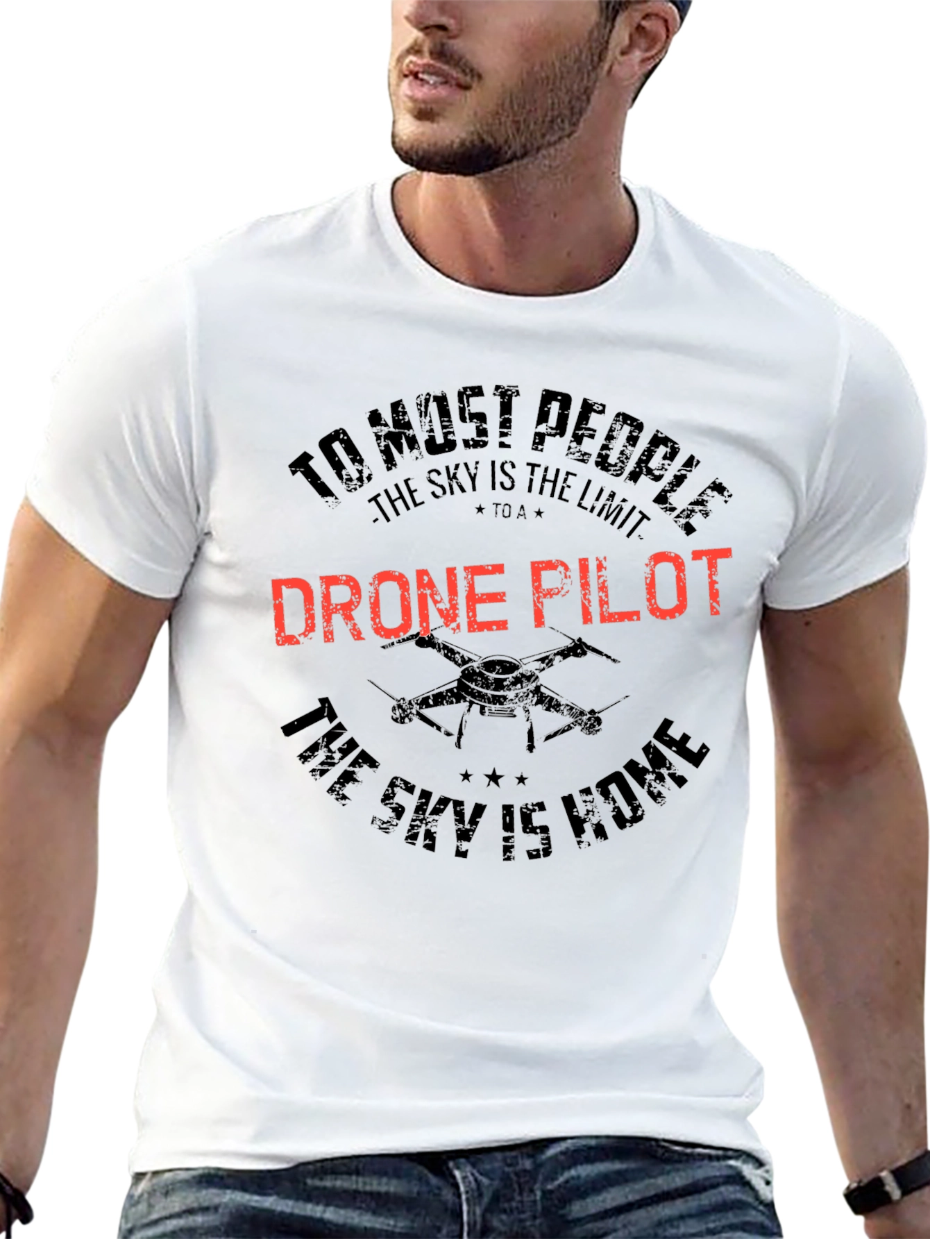 Drone Pilot T-Shirt - Sky is Home