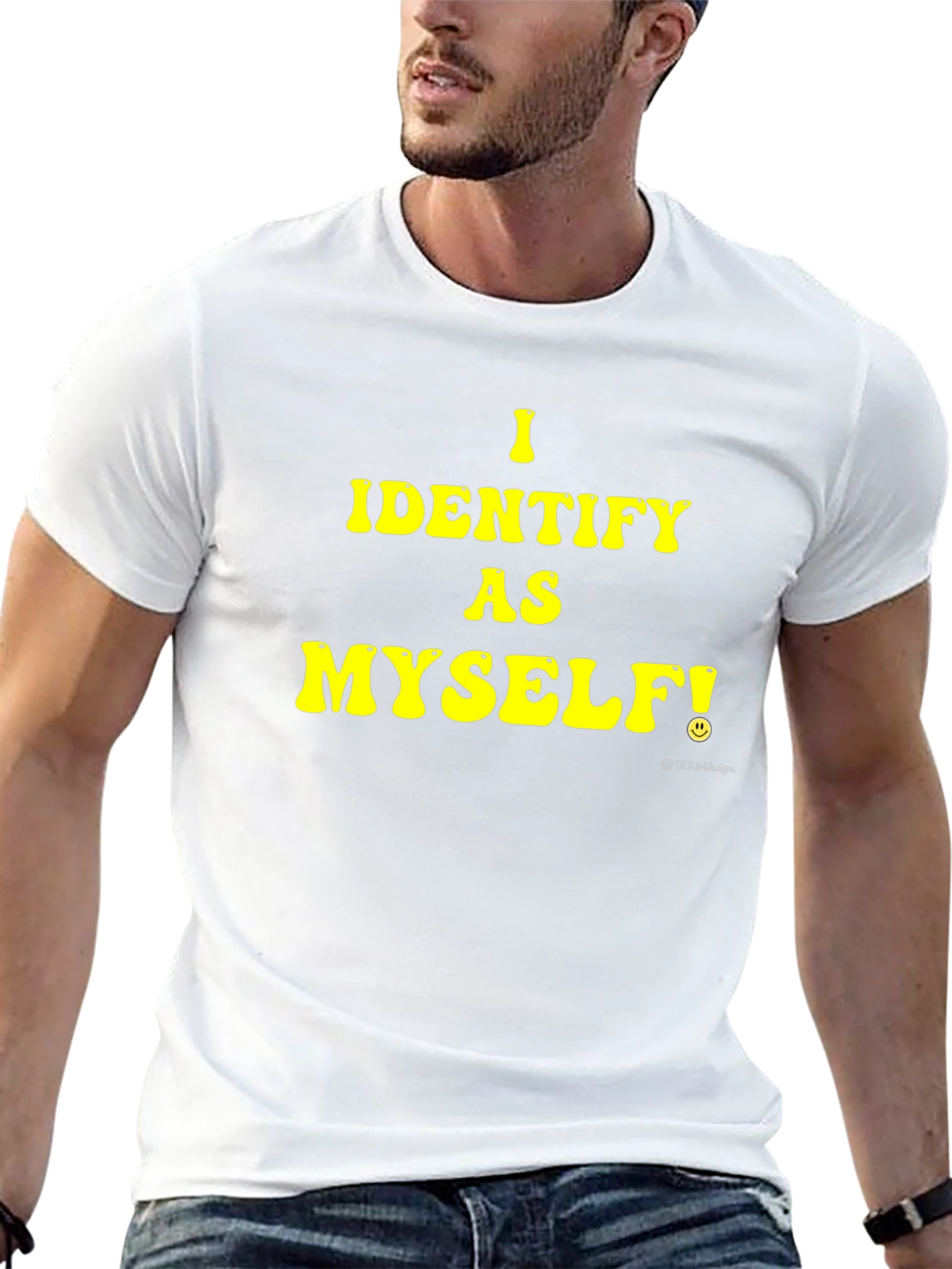 I Identify As Myself Black T-Shirt