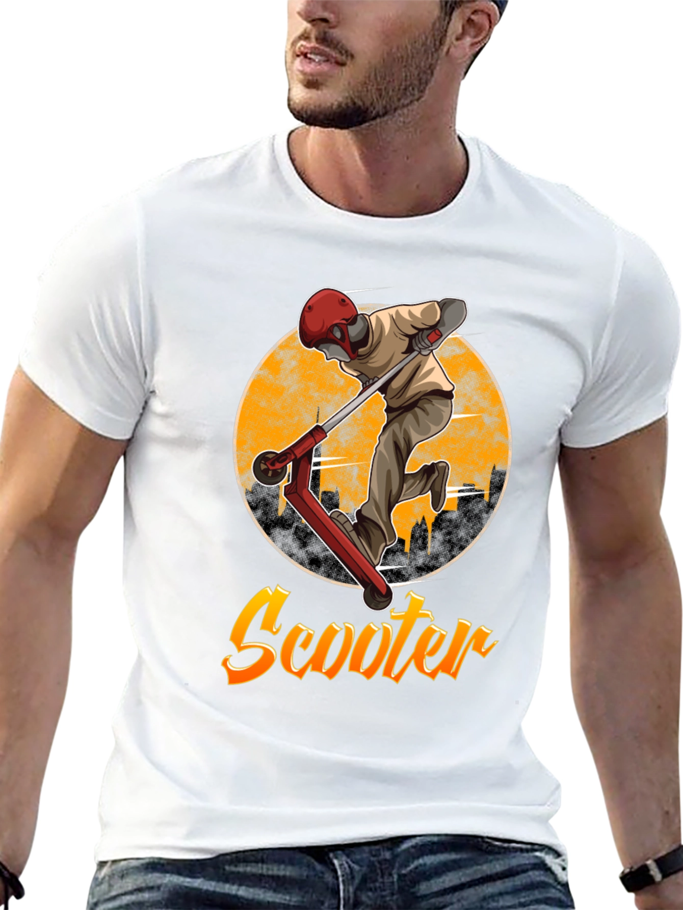 Cool Scooter T-Shirt - Stylish Graphic Tee