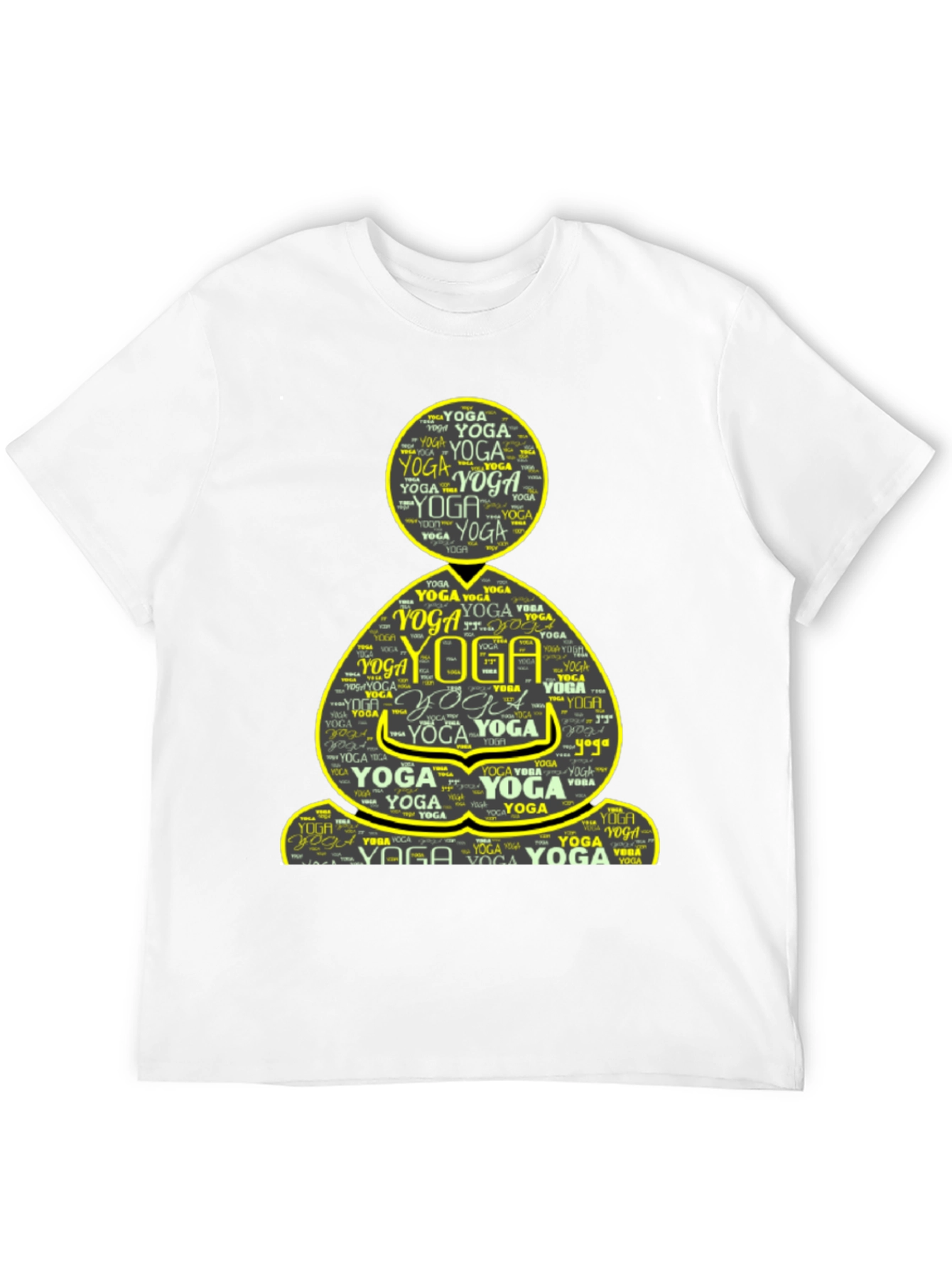 Yoga Word Art T-Shirt
