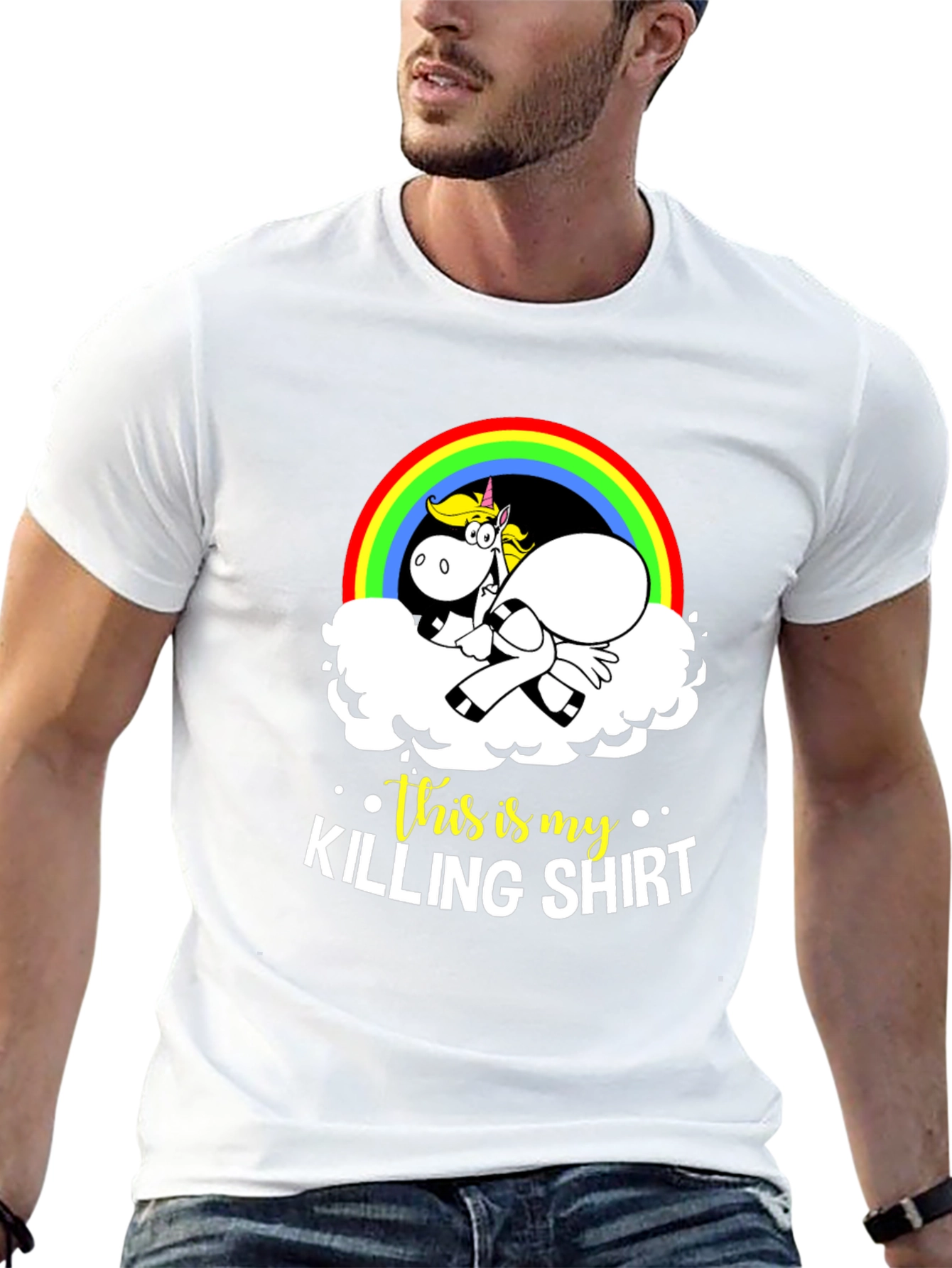 Funny Unicorn Killing Shirt Tee