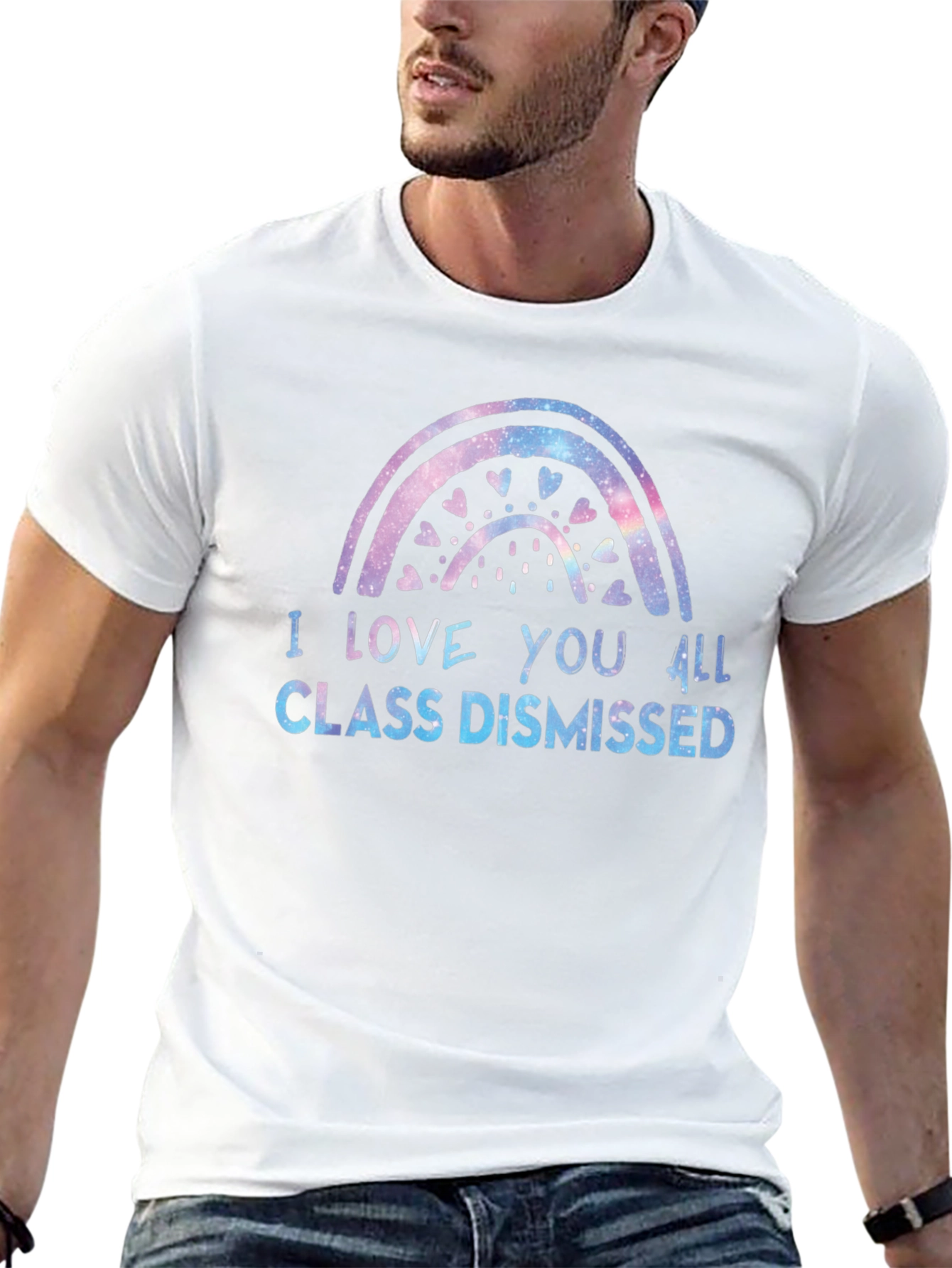 I Love You All Class Dismissed Black T-Shirt