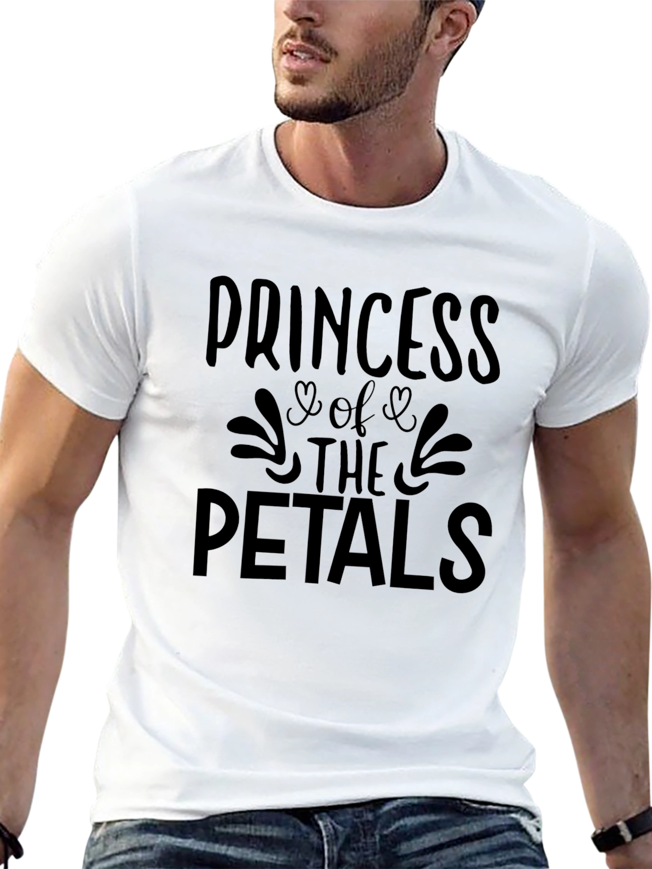 Princess of the Petals Black Graphic Tee