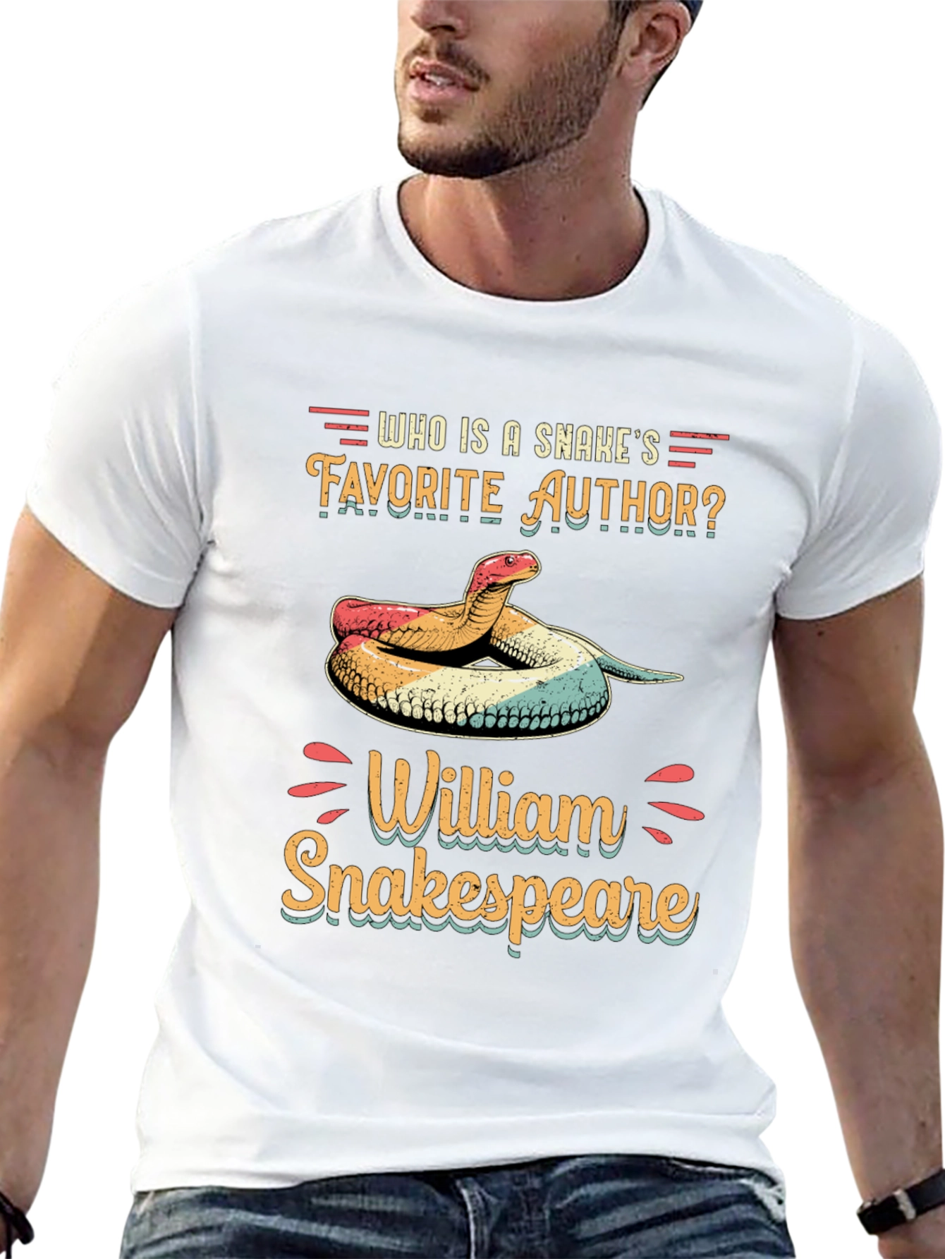 Snake Author Humor T-Shirt
