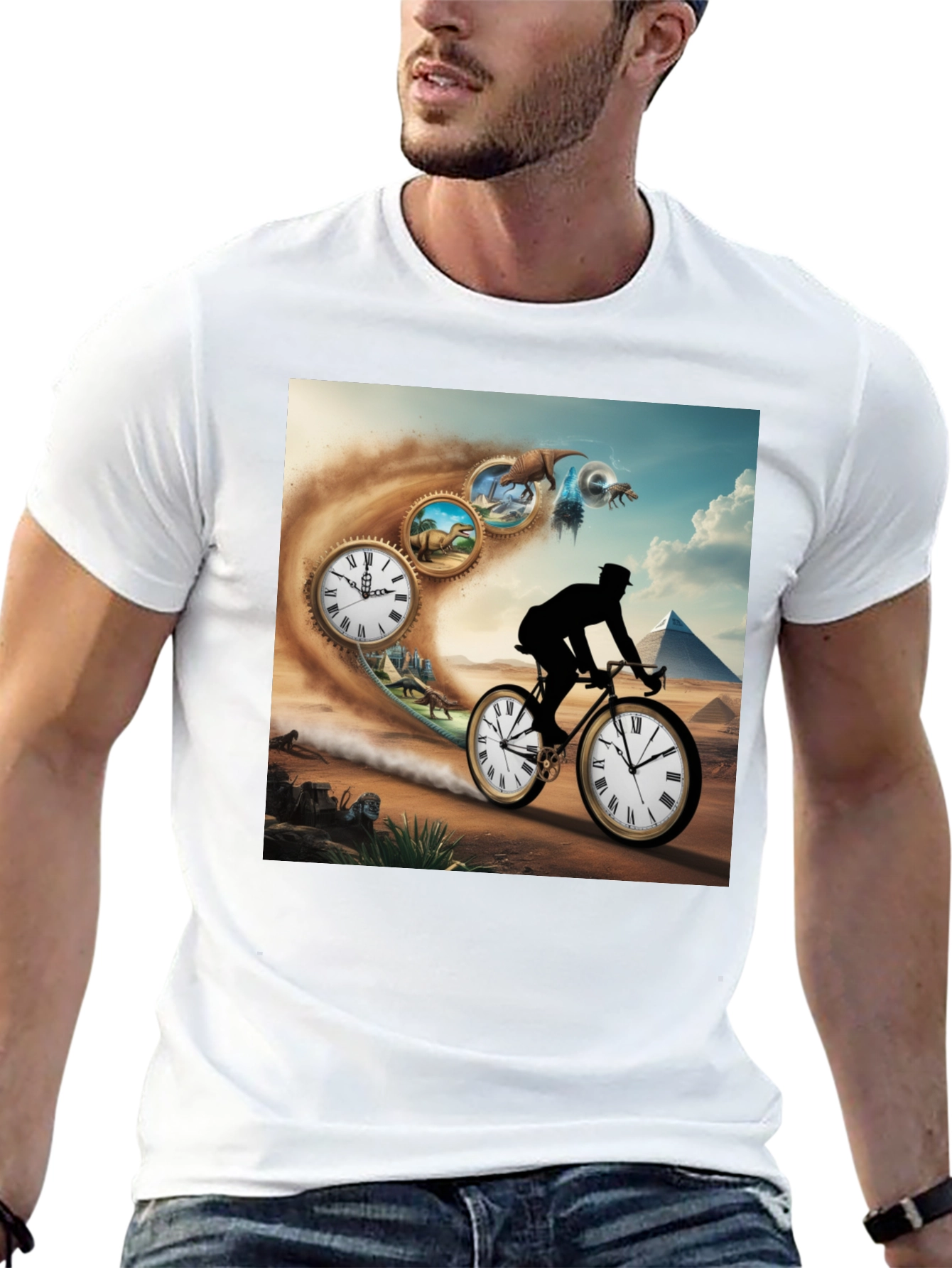 Time Traveler Bike T-Shirt