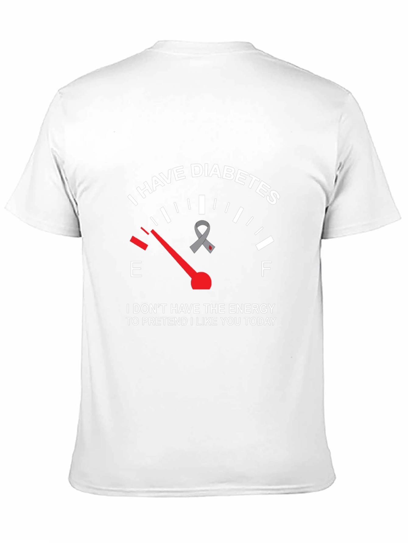 Diabetes Awareness Graphic Tee - Low Energy T-Shirt