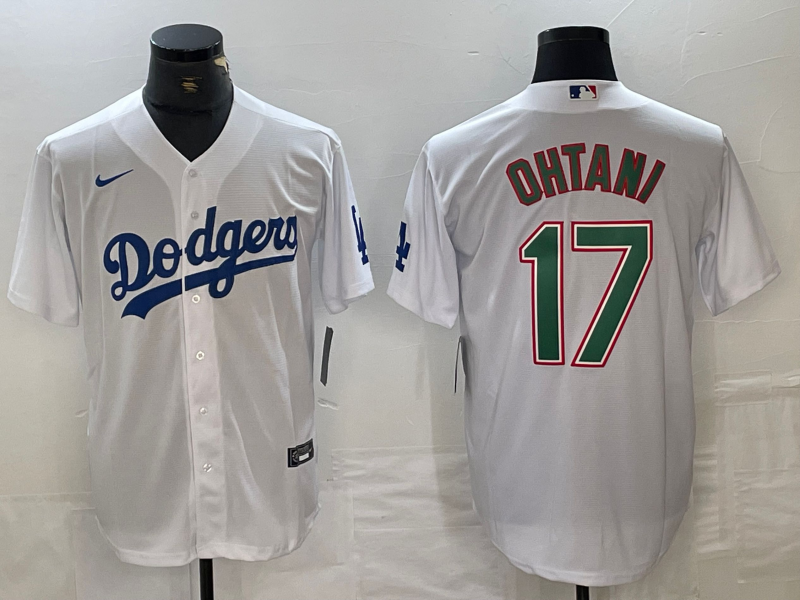 Men's Los Angeles Dodgers Shohei Ohtani White Replica Player Jerseys
