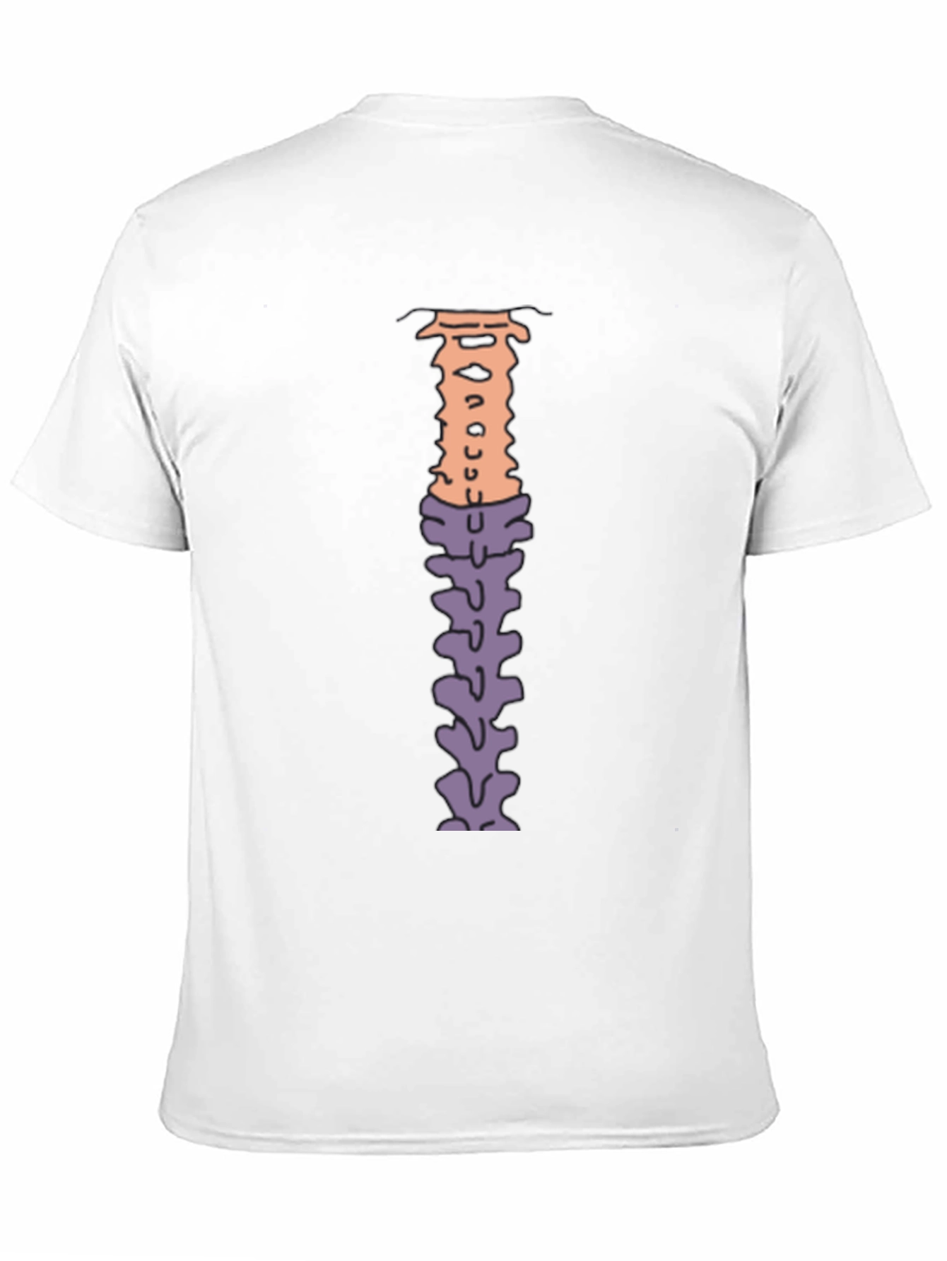 Spinal Anatomy Graphic Tee - Novelty Skeleton Shirt