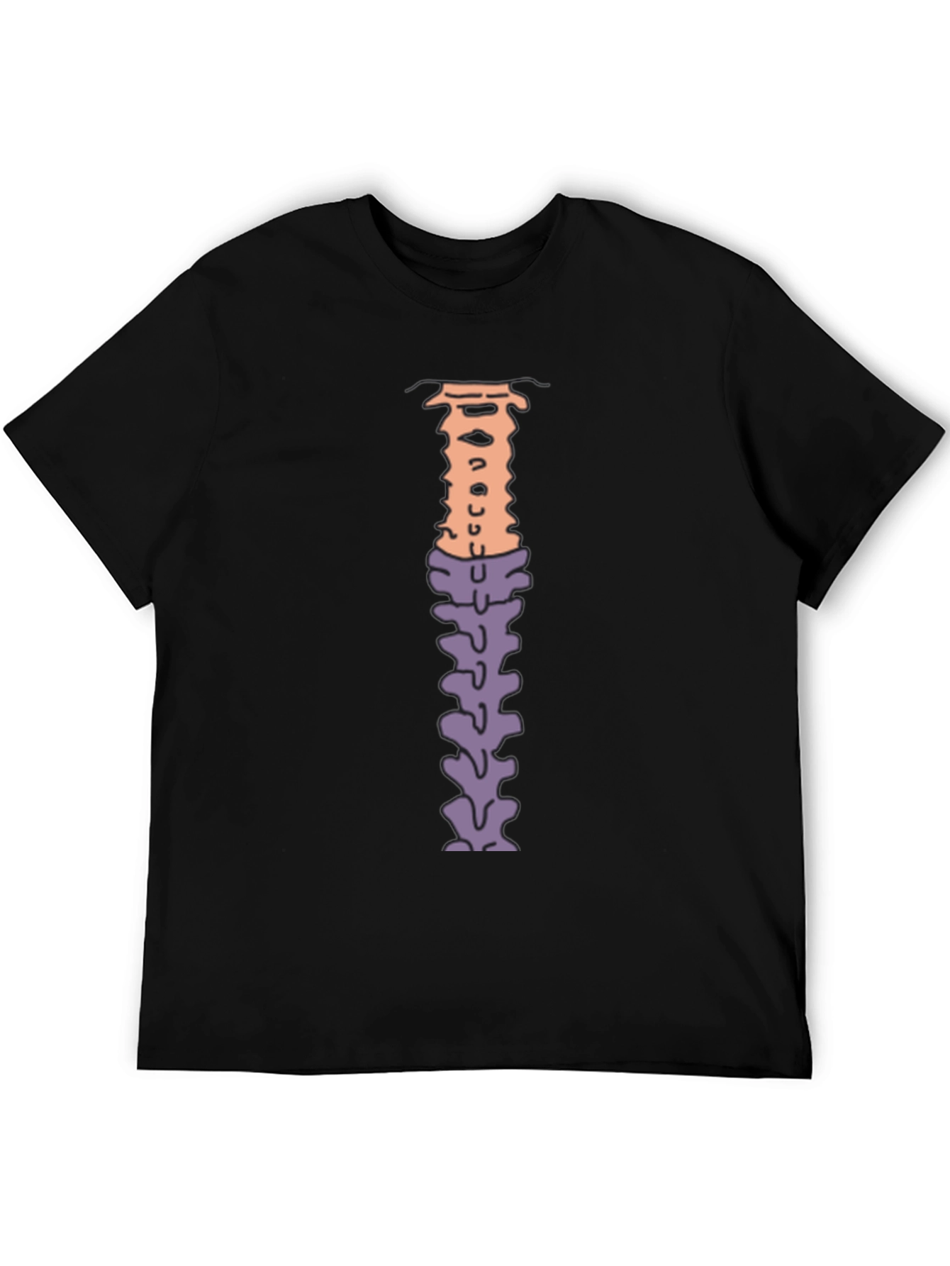 Spinal Anatomy Graphic Tee - Novelty Skeleton Shirt