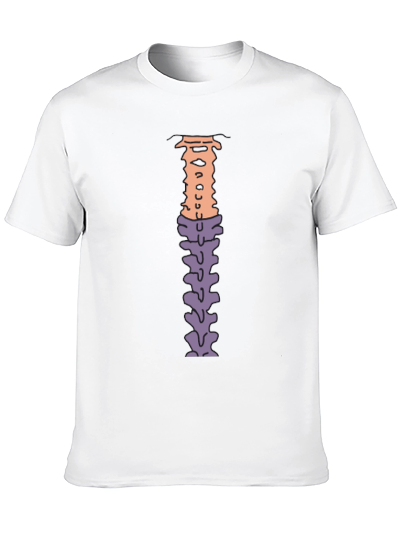Spinal Anatomy Graphic Tee - Novelty Skeleton Shirt