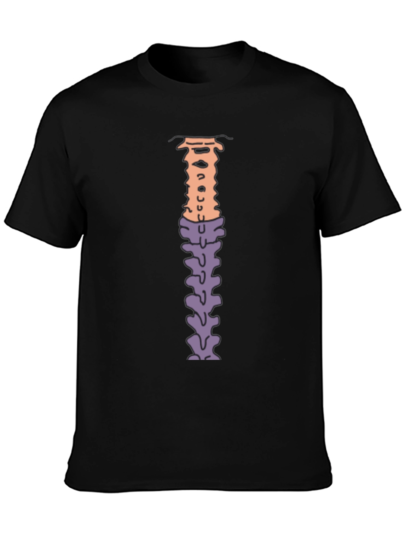 Spinal Anatomy Graphic Tee - Novelty Skeleton Shirt
