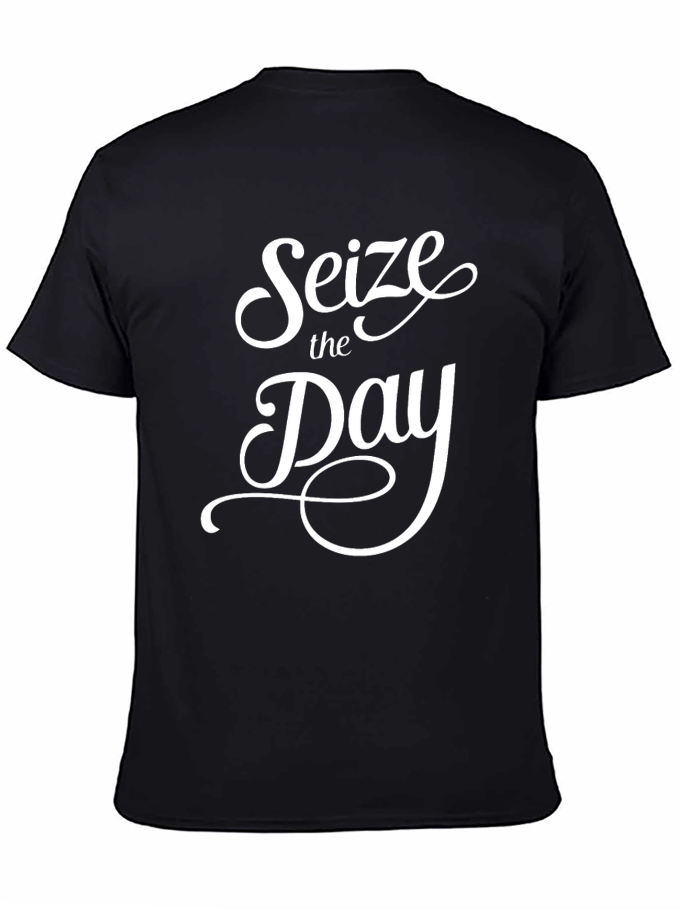 Seize the Day Graphic Tee - Black