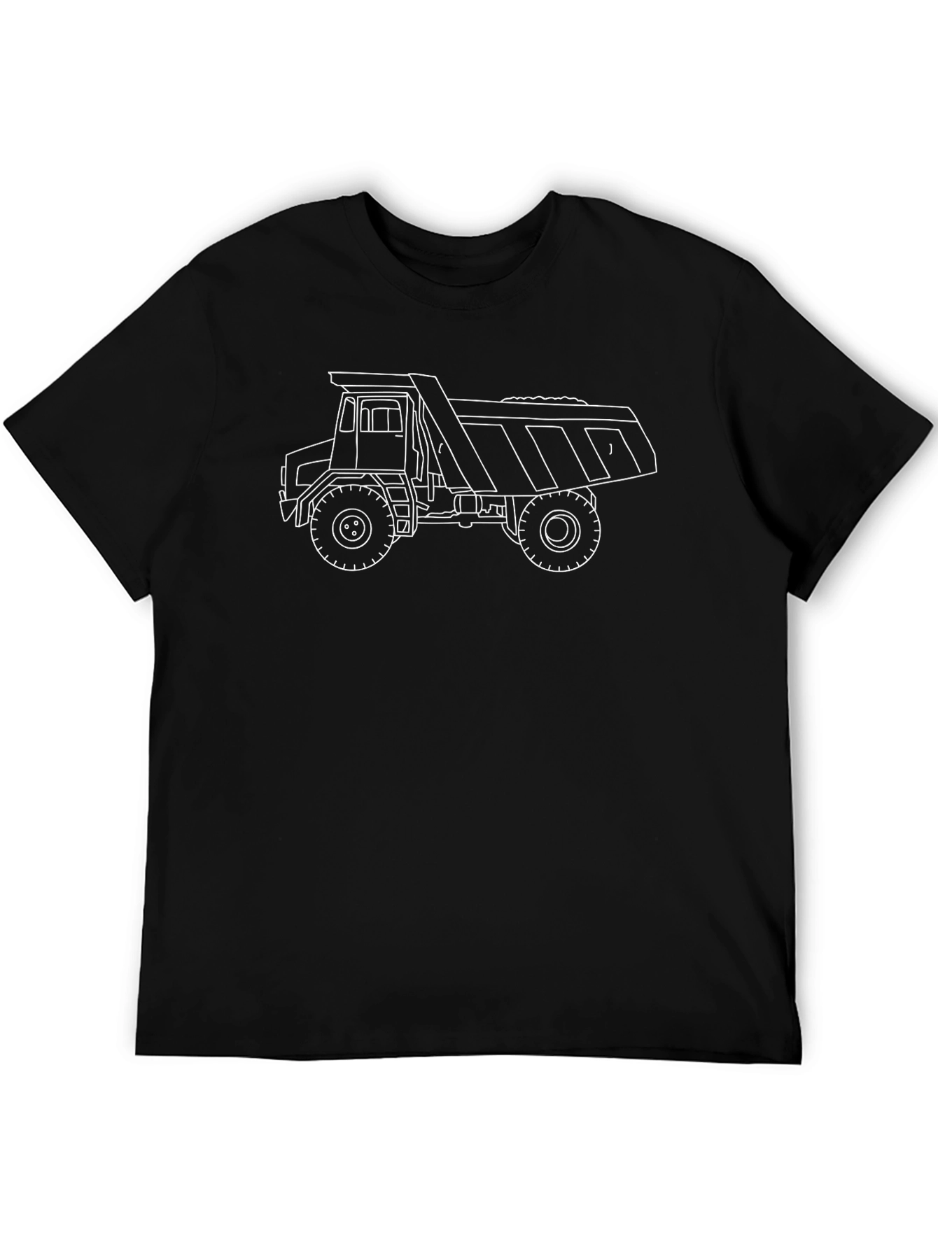 Dump Truck Graphic Tee - Construction Vehicle T-Shirt