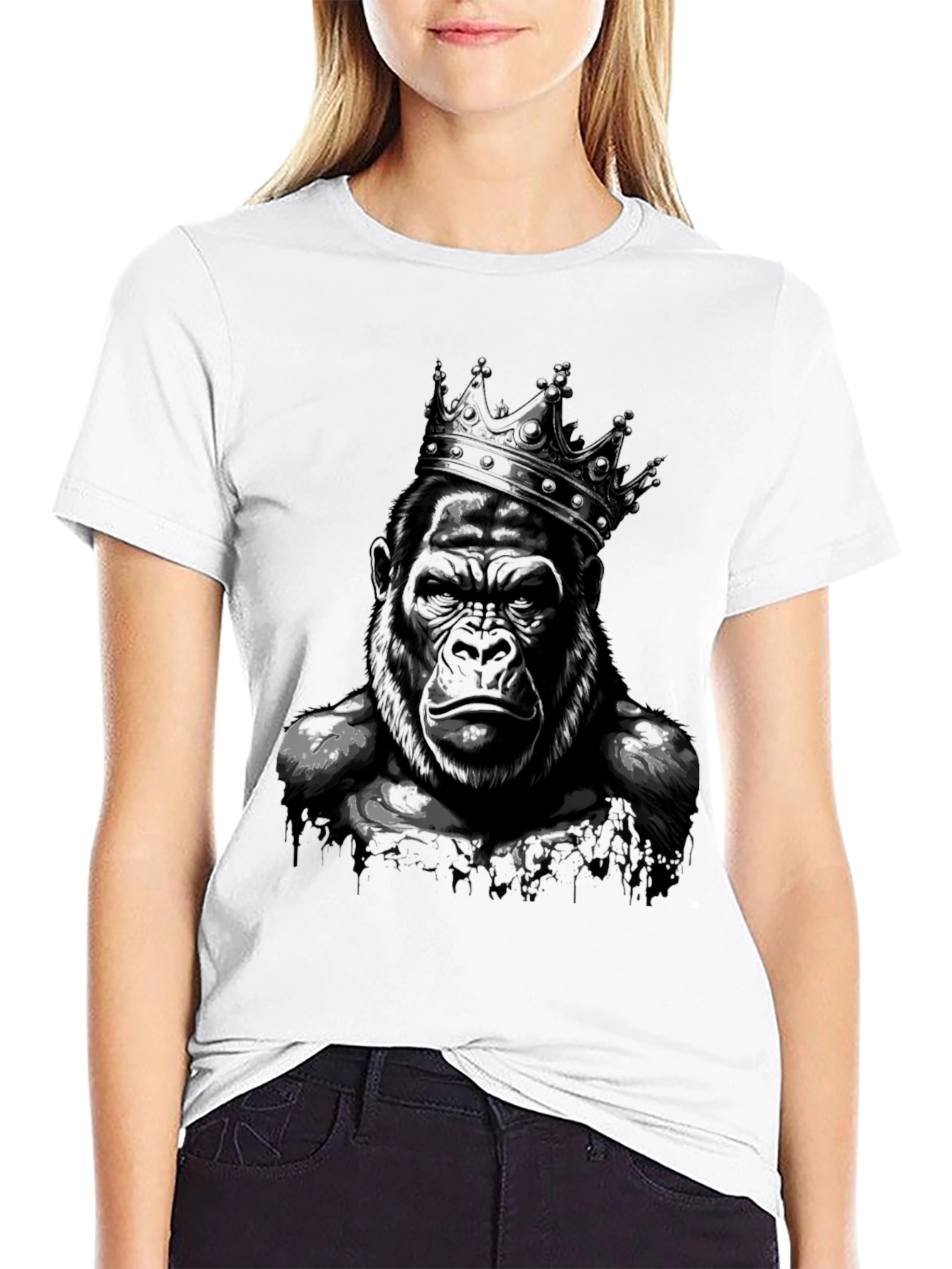 King Gorilla Graphic Tee - Black