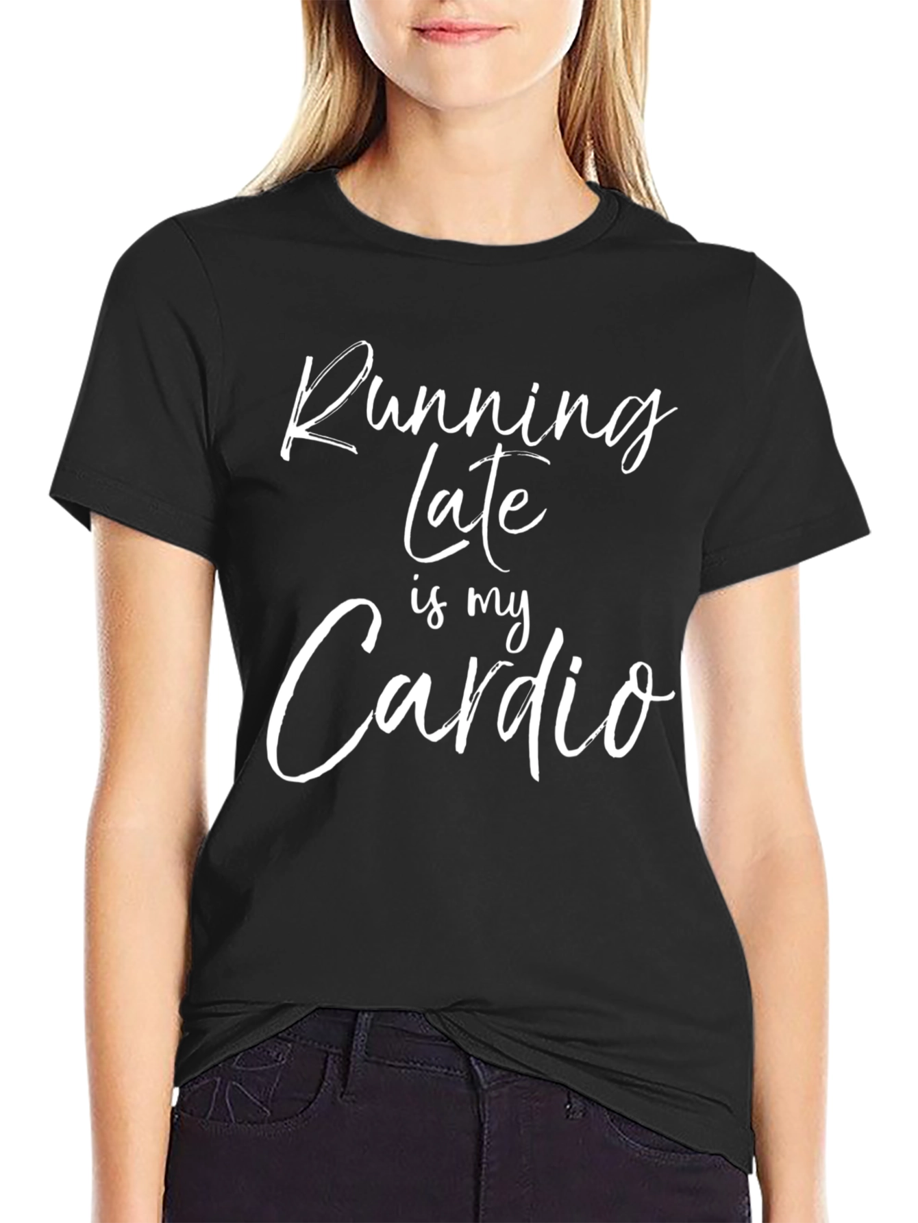 Running Late is My Cardio Graphic Tee