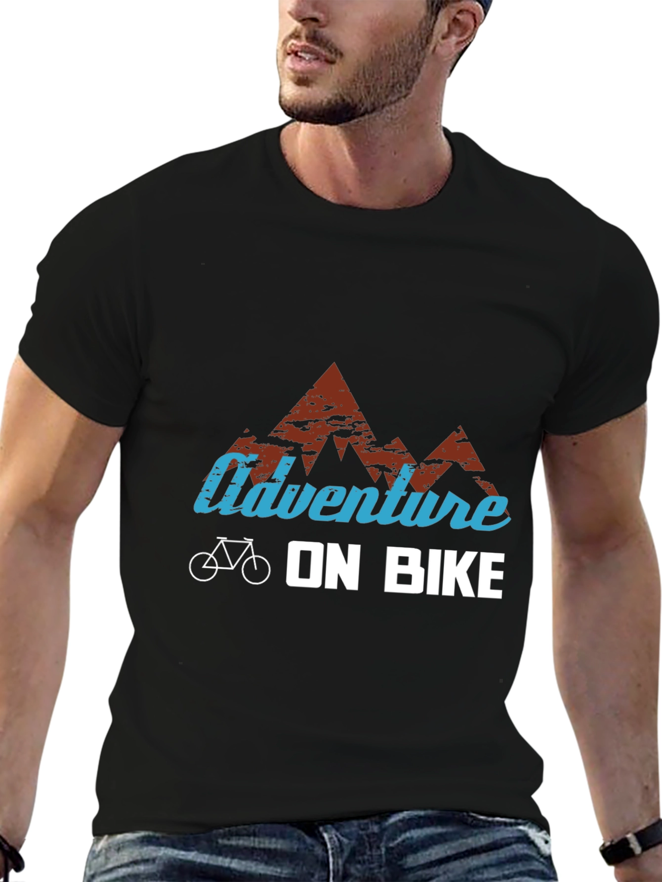 Adventure On Bike Graphic T-Shirt
