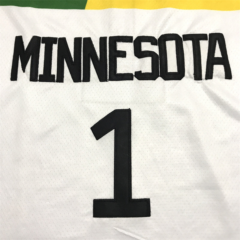 Men's Minnesota Timberwolves Anthony Edwards #1 White Swingman Jerseys - City Edition