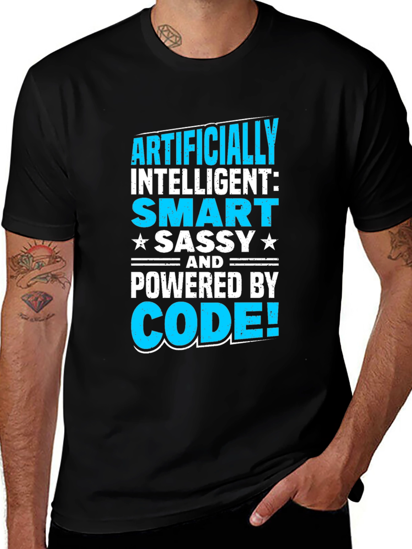 Artificially Intelligent Code-Powered T-Shirt