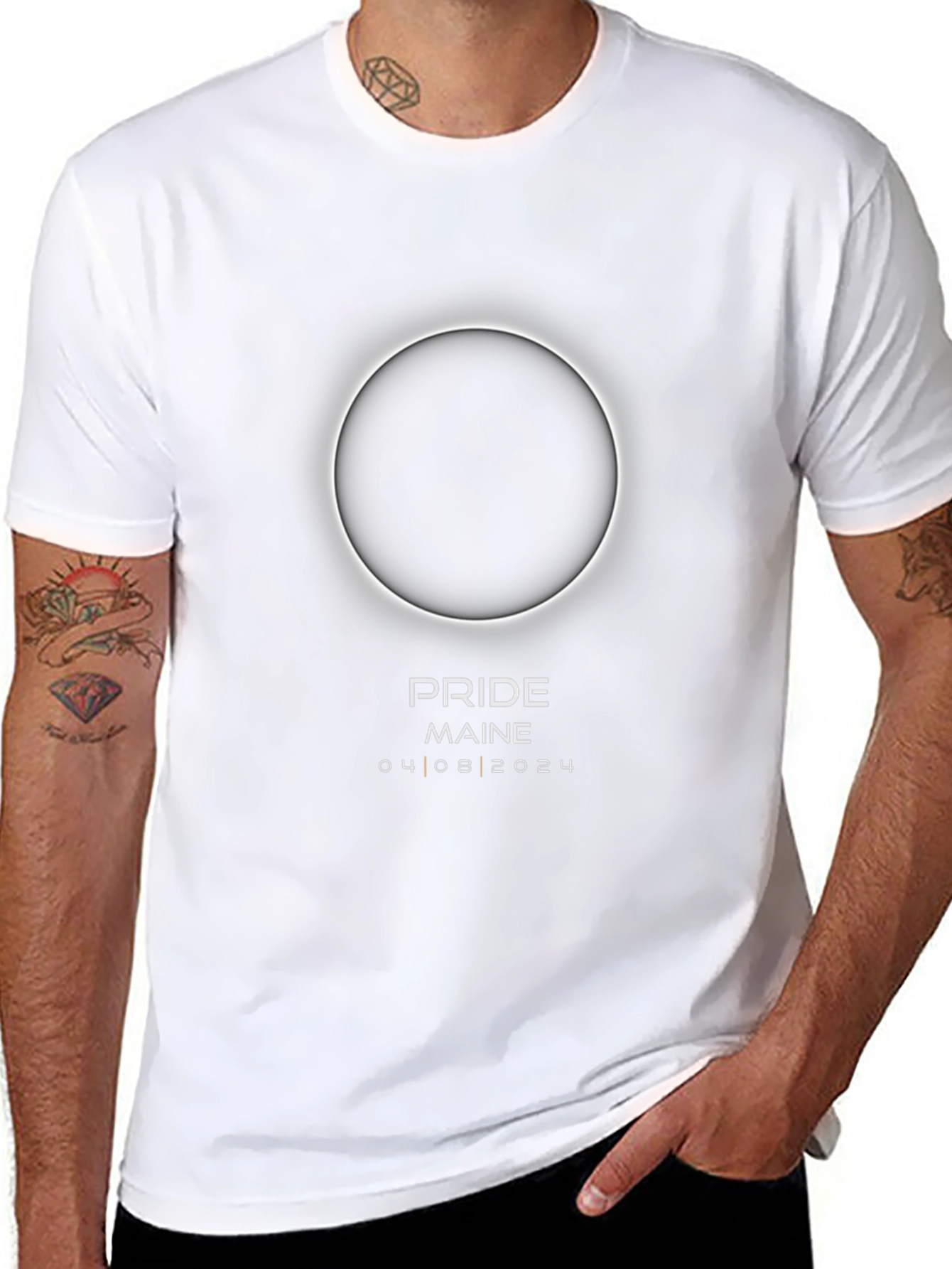 Eclipse Pride Maine 04 08 2024 T-Shirt